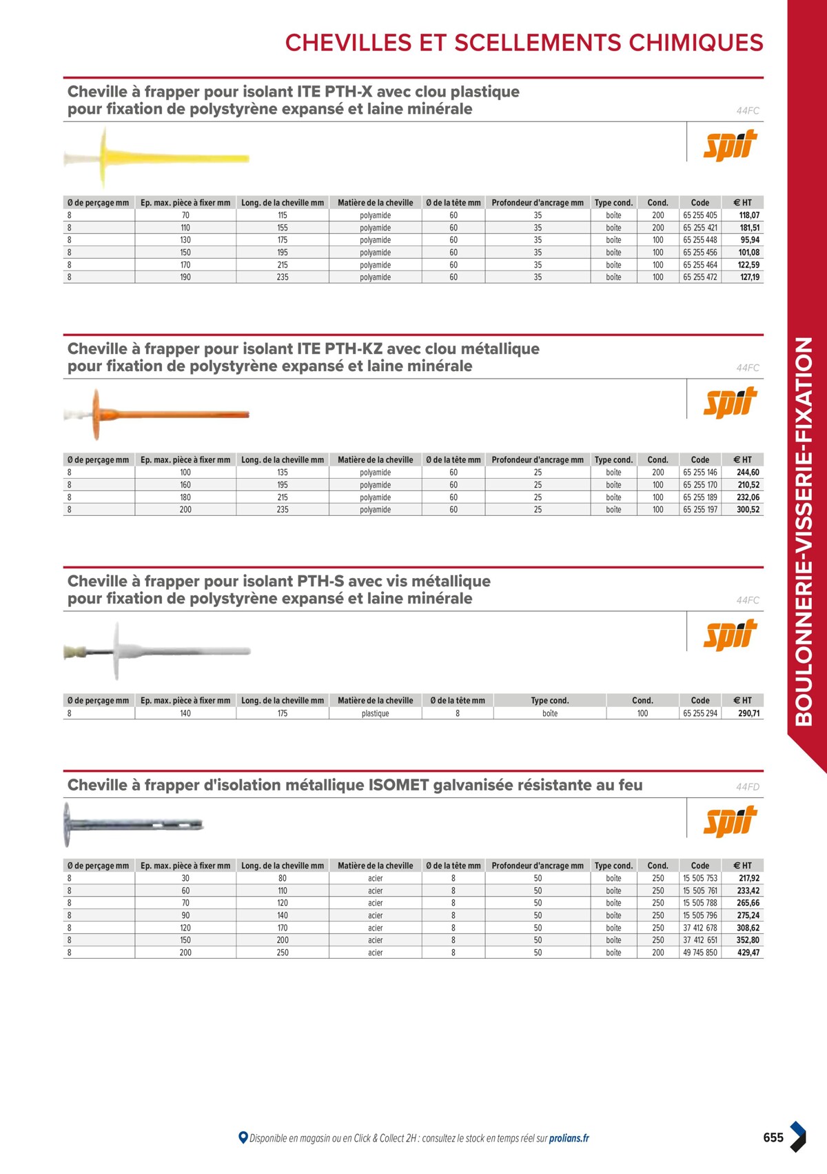 Catalogue PRO&DISPO L'OFFRE 100% STOCK DE PROLIANS, page 00657