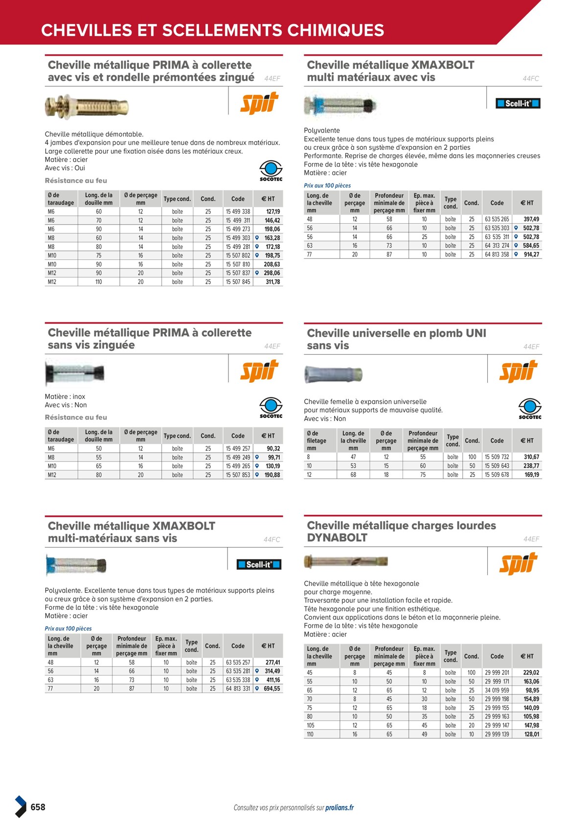 Catalogue PRO&DISPO L'OFFRE 100% STOCK DE PROLIANS, page 00660