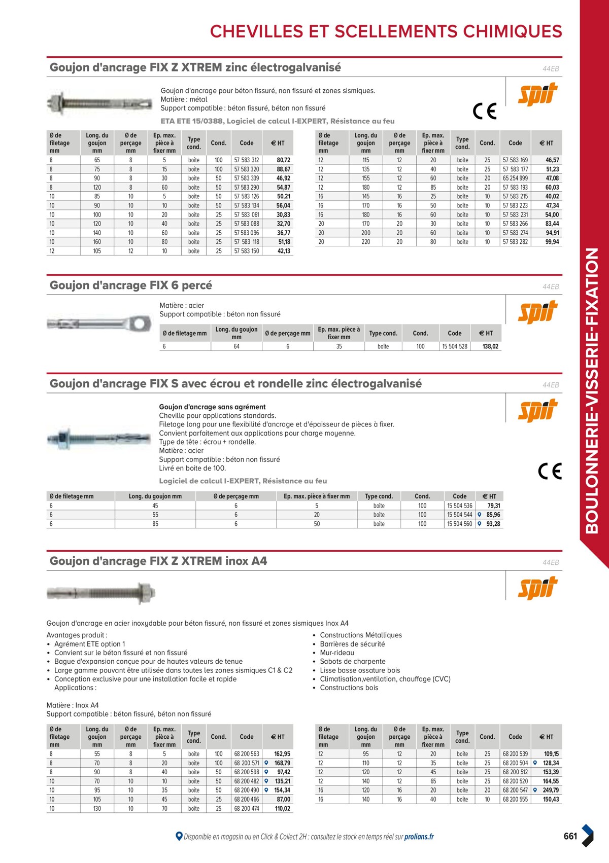 Catalogue PRO&DISPO L'OFFRE 100% STOCK DE PROLIANS, page 00663