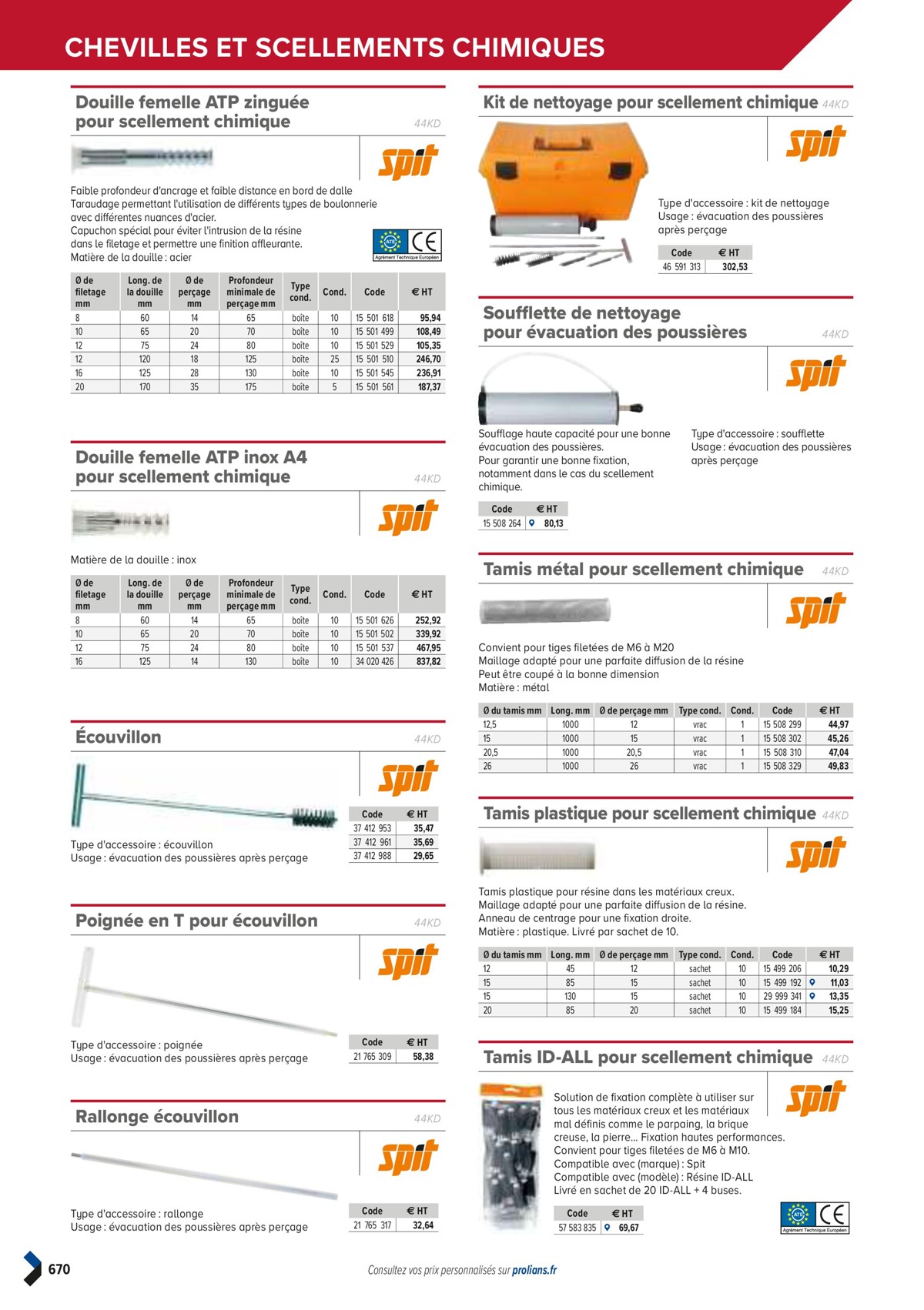 Catalogue PRO&DISPO L'OFFRE 100% STOCK DE PROLIANS, page 00672