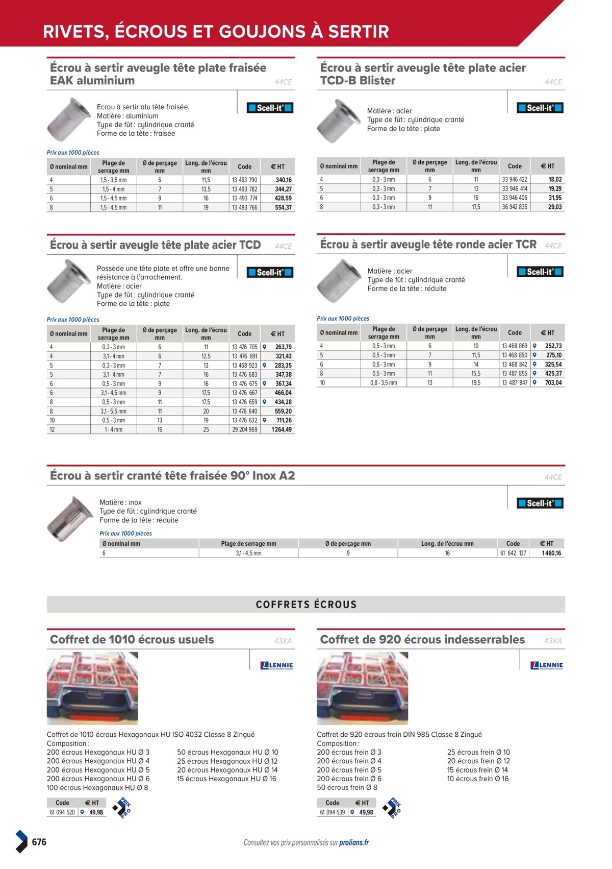 Catalogue PRO&DISPO L'OFFRE 100% STOCK DE PROLIANS, page 00678