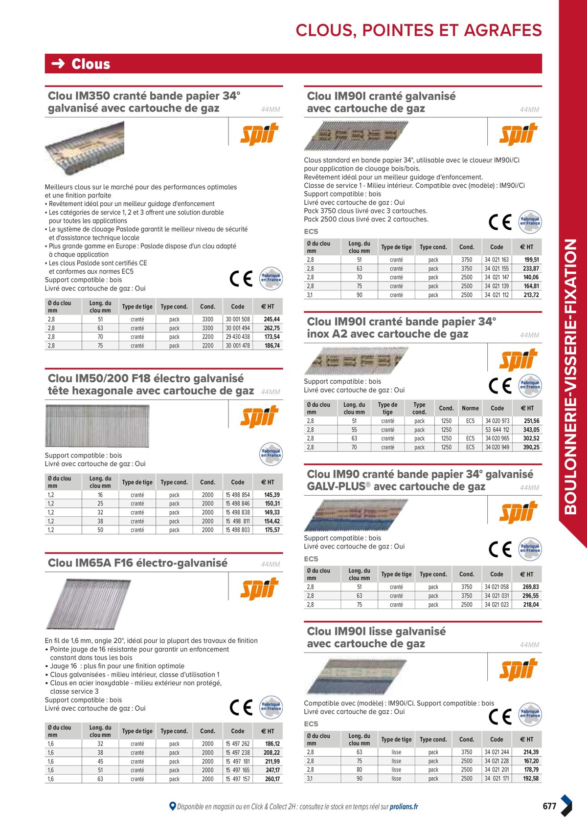 Catalogue PRO&DISPO L'OFFRE 100% STOCK DE PROLIANS, page 00679