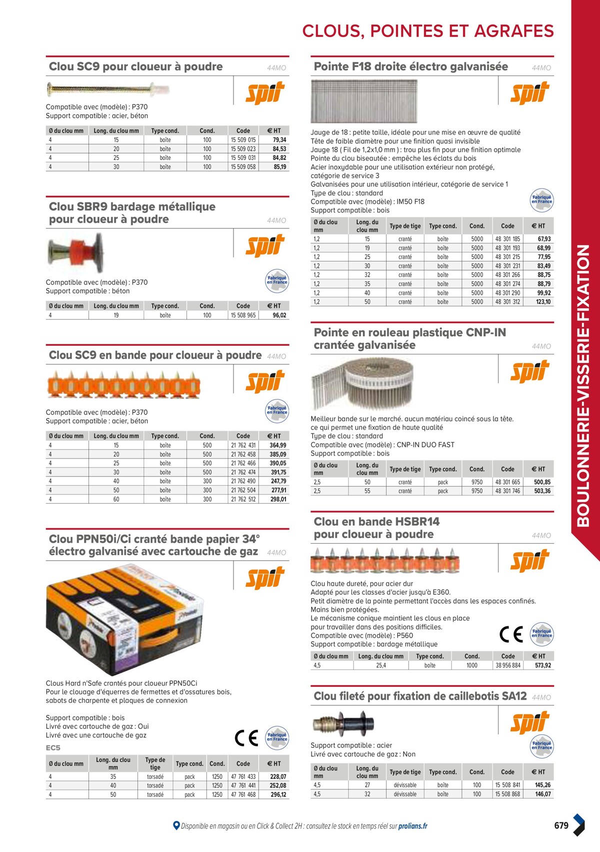 Catalogue PRO&DISPO L'OFFRE 100% STOCK DE PROLIANS, page 00681