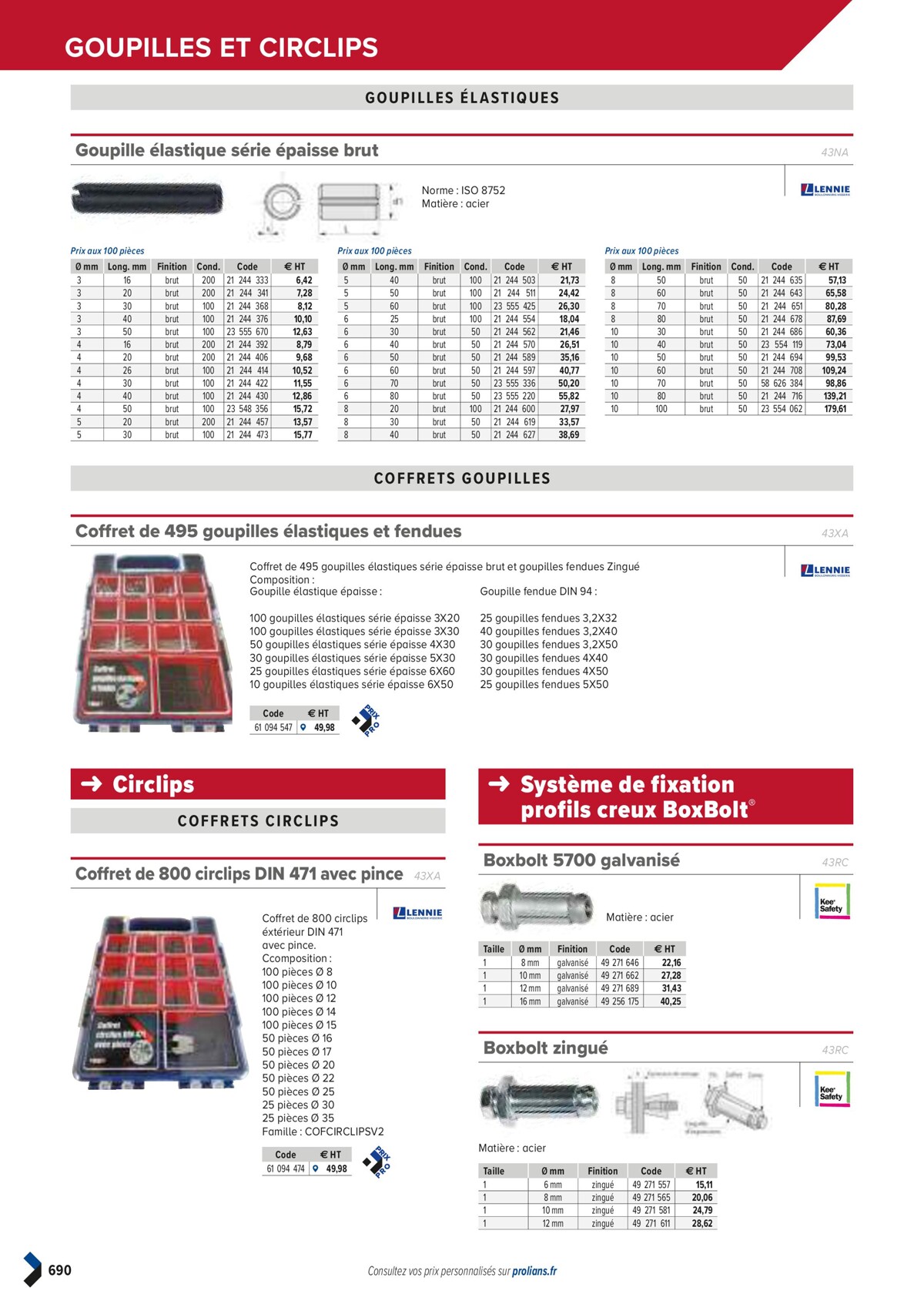 Catalogue PRO&DISPO L'OFFRE 100% STOCK DE PROLIANS, page 00692