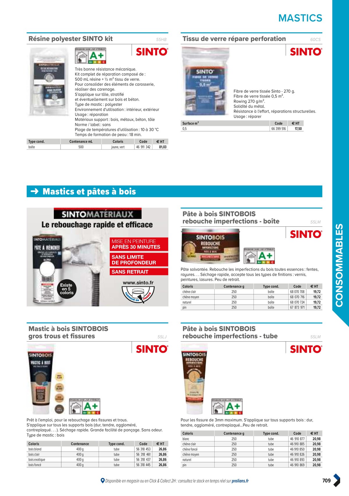 Catalogue PRO&DISPO L'OFFRE 100% STOCK DE PROLIANS, page 00711