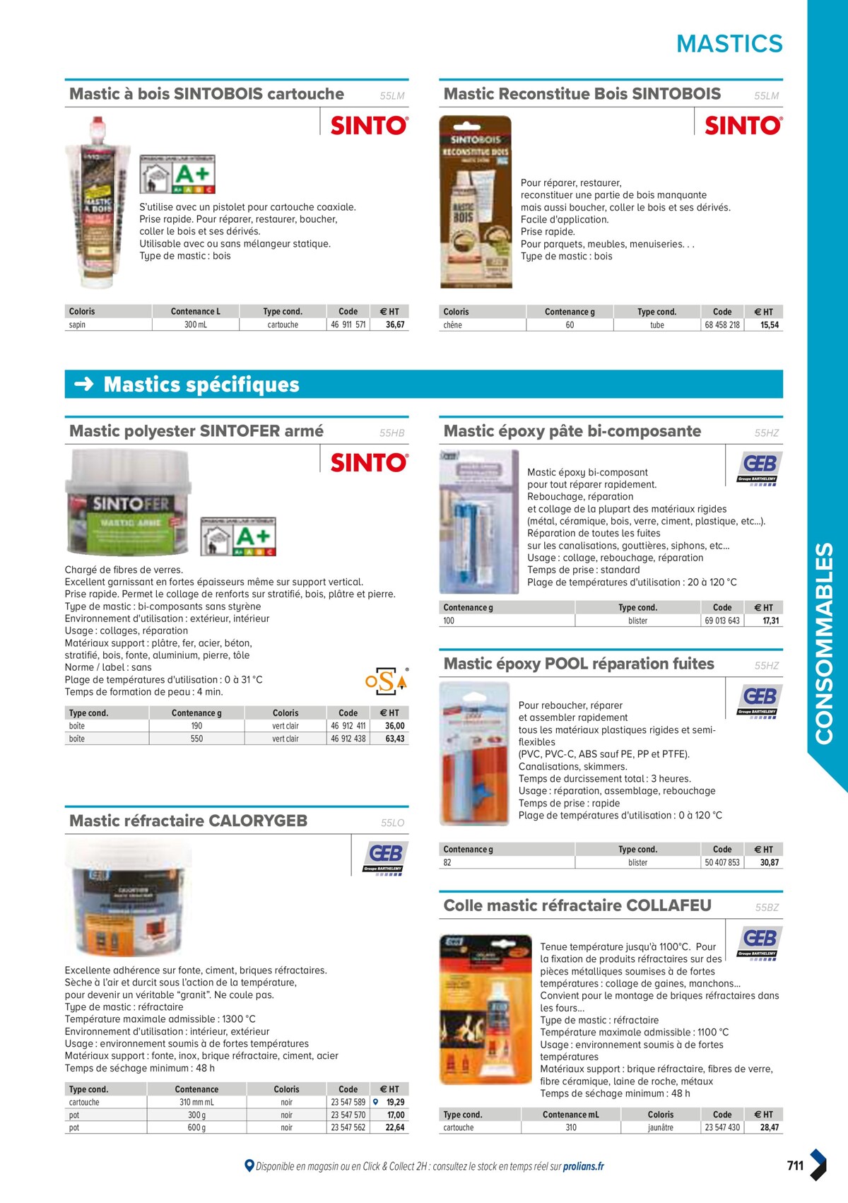 Catalogue PRO&DISPO L'OFFRE 100% STOCK DE PROLIANS, page 00713