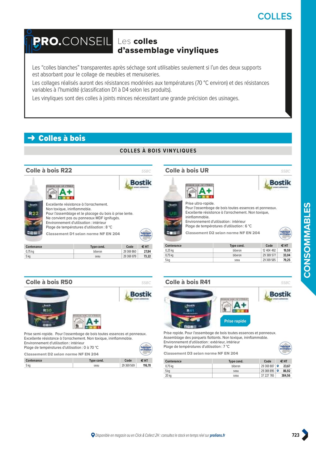 Catalogue PRO&DISPO L'OFFRE 100% STOCK DE PROLIANS, page 00725