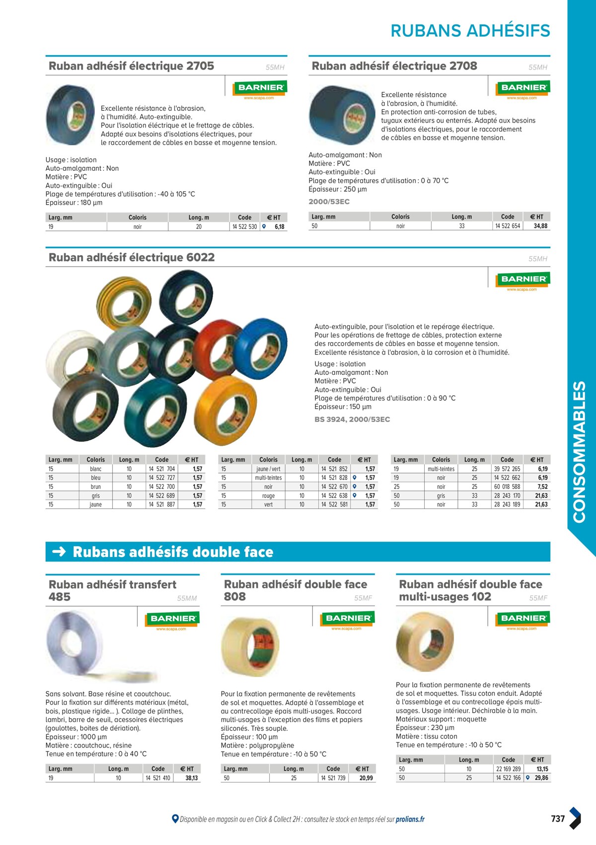 Catalogue PRO&DISPO L'OFFRE 100% STOCK DE PROLIANS, page 00739