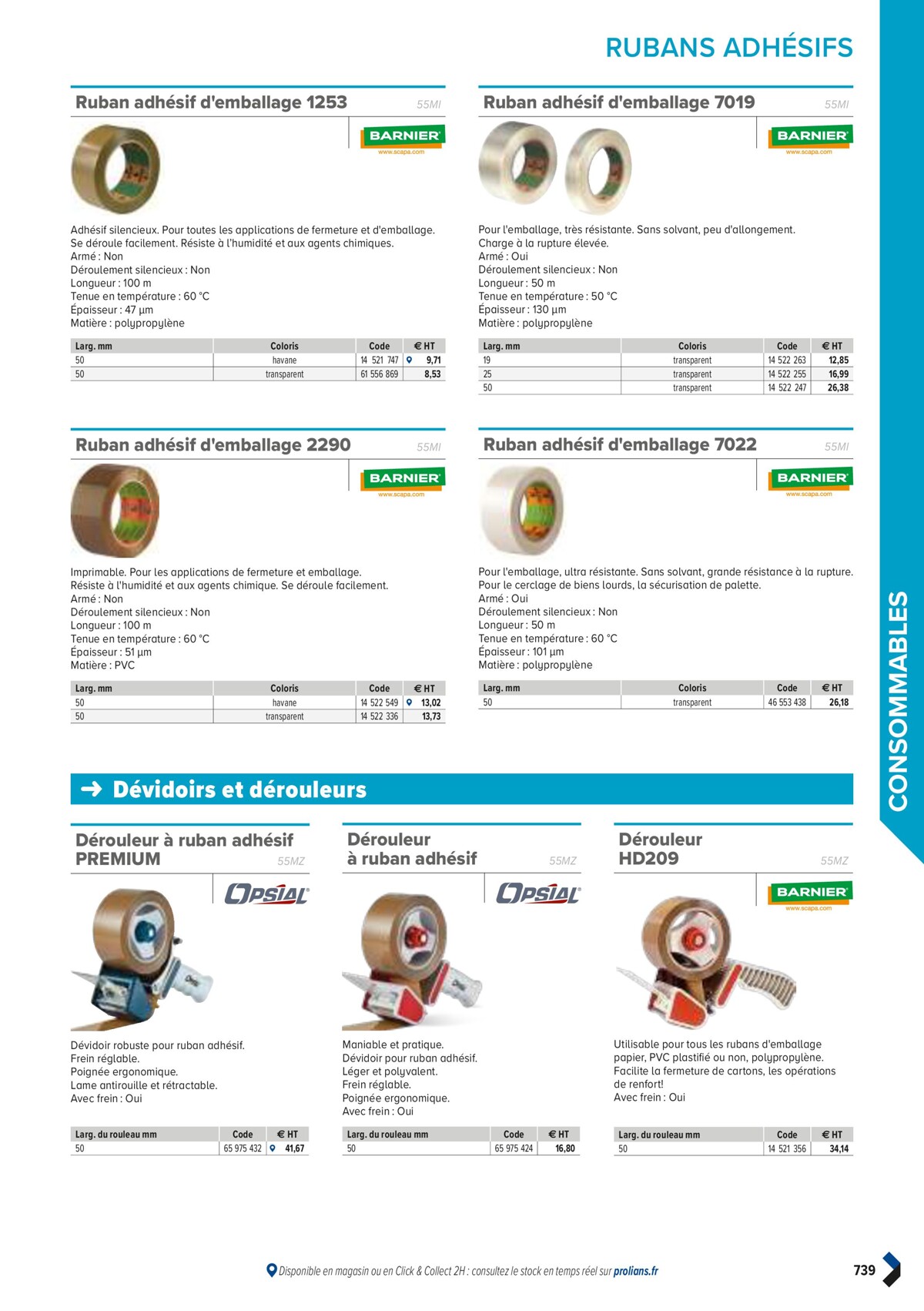 Catalogue PRO&DISPO L'OFFRE 100% STOCK DE PROLIANS, page 00741