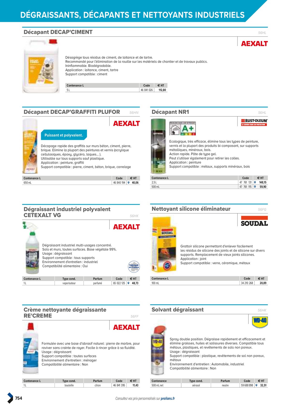 Catalogue PRO&DISPO L'OFFRE 100% STOCK DE PROLIANS, page 00756