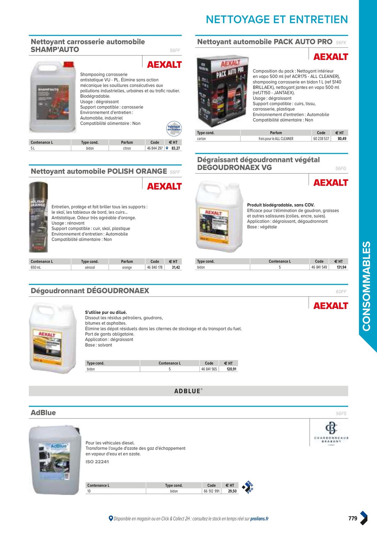 Catalogue PRO&DISPO L'OFFRE 100% STOCK DE PROLIANS, page 00781