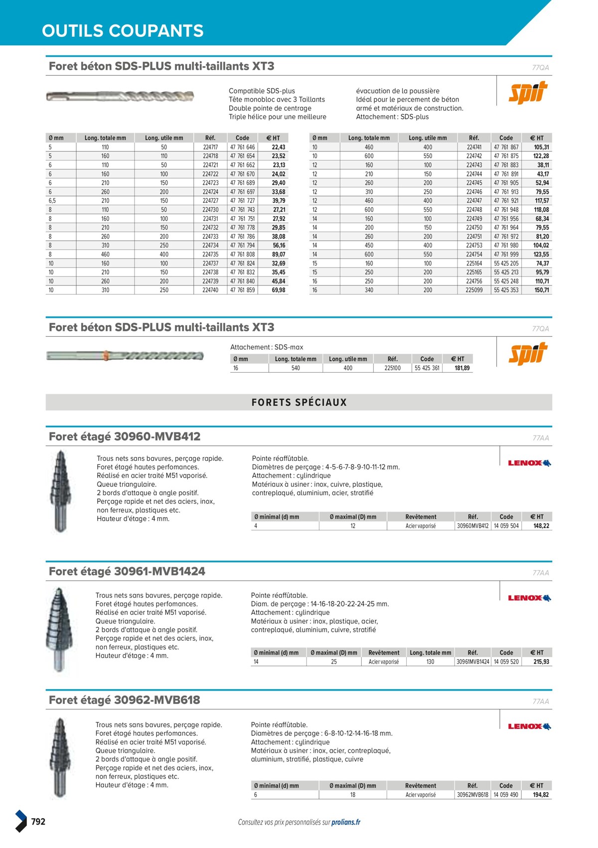 Catalogue PRO&DISPO L'OFFRE 100% STOCK DE PROLIANS, page 00794