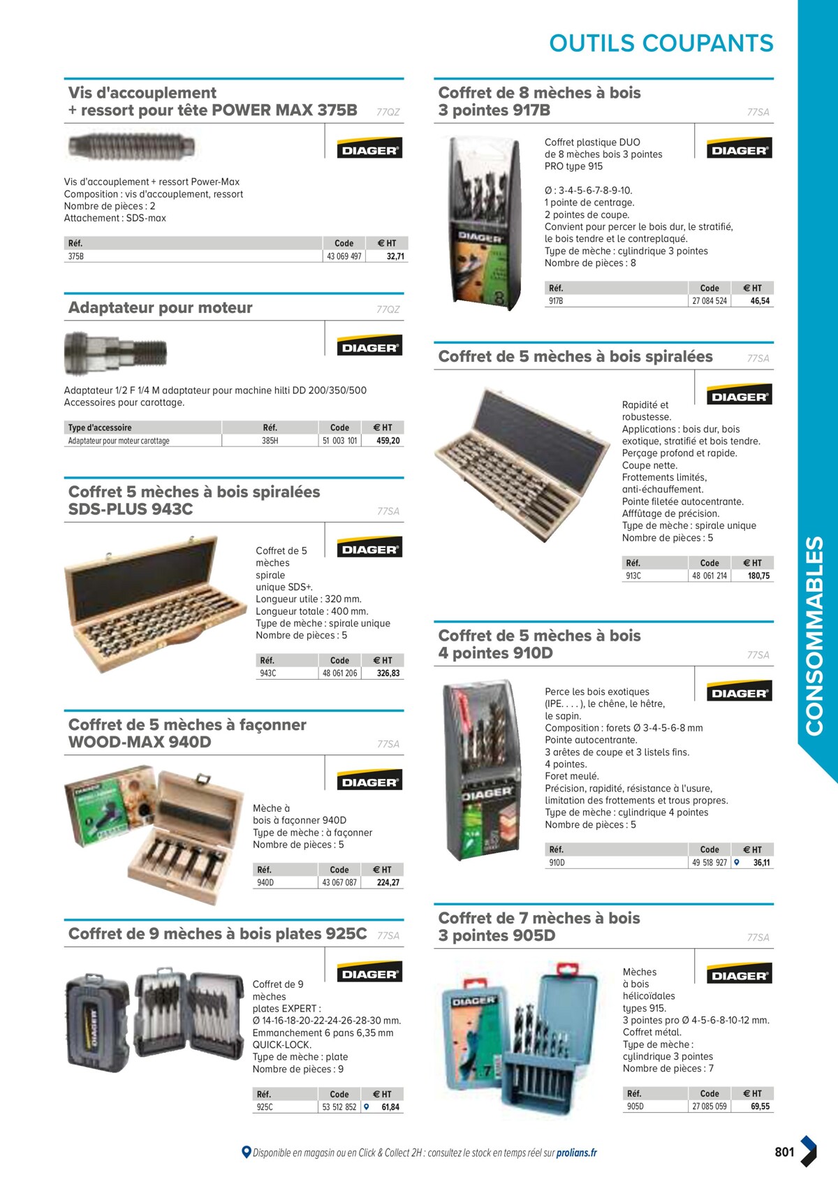 Catalogue PRO&DISPO L'OFFRE 100% STOCK DE PROLIANS, page 00803