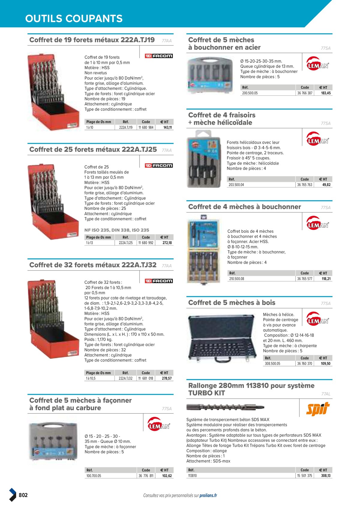 Catalogue PRO&DISPO L'OFFRE 100% STOCK DE PROLIANS, page 00804