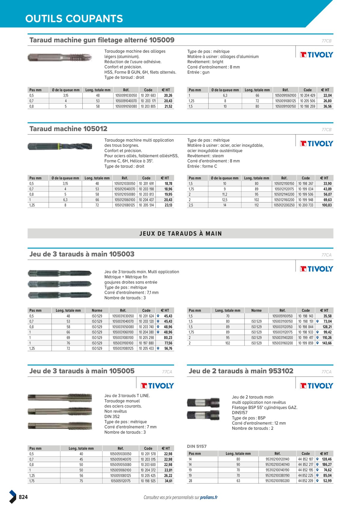 Catalogue PRO&DISPO L'OFFRE 100% STOCK DE PROLIANS, page 00826