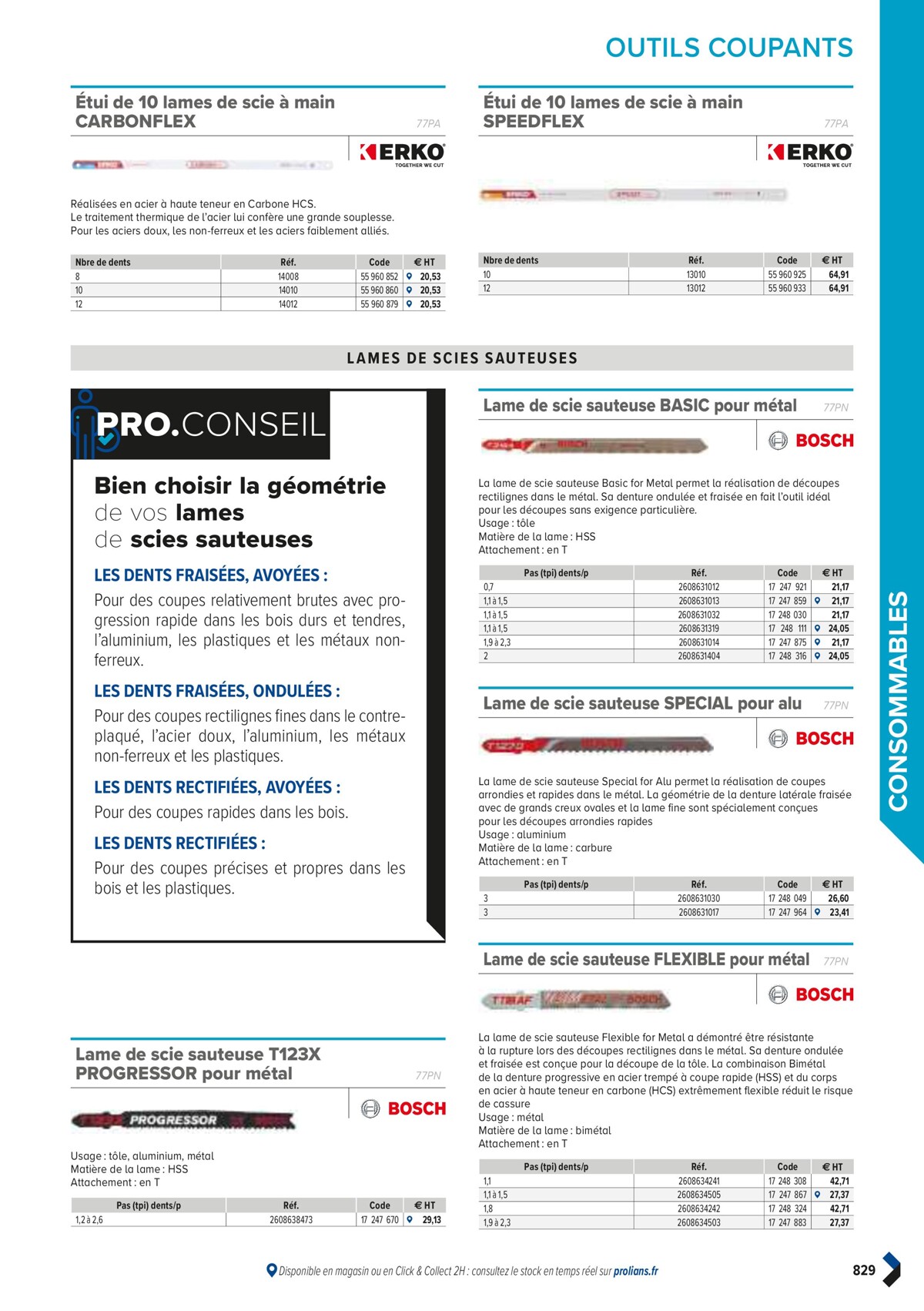 Catalogue PRO&DISPO L'OFFRE 100% STOCK DE PROLIANS, page 00831