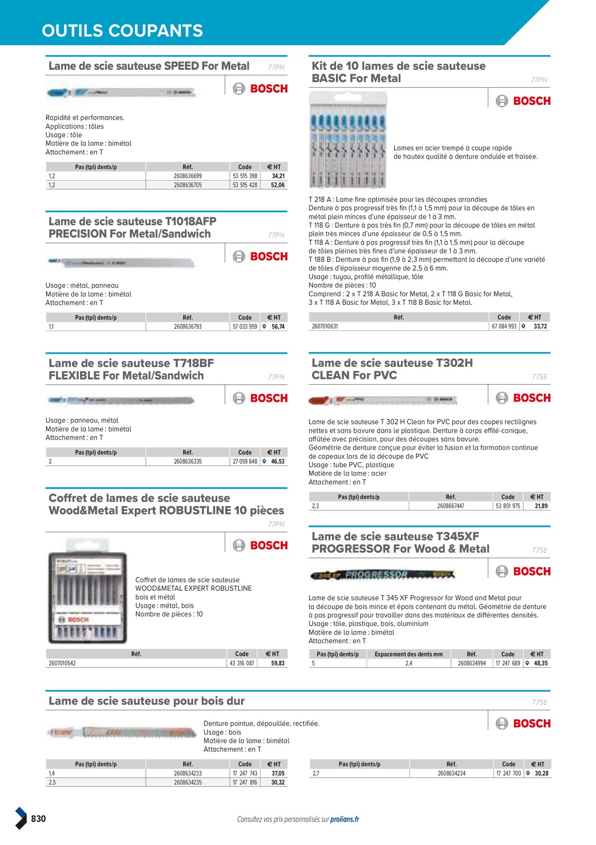 Catalogue PRO&DISPO L'OFFRE 100% STOCK DE PROLIANS, page 00832