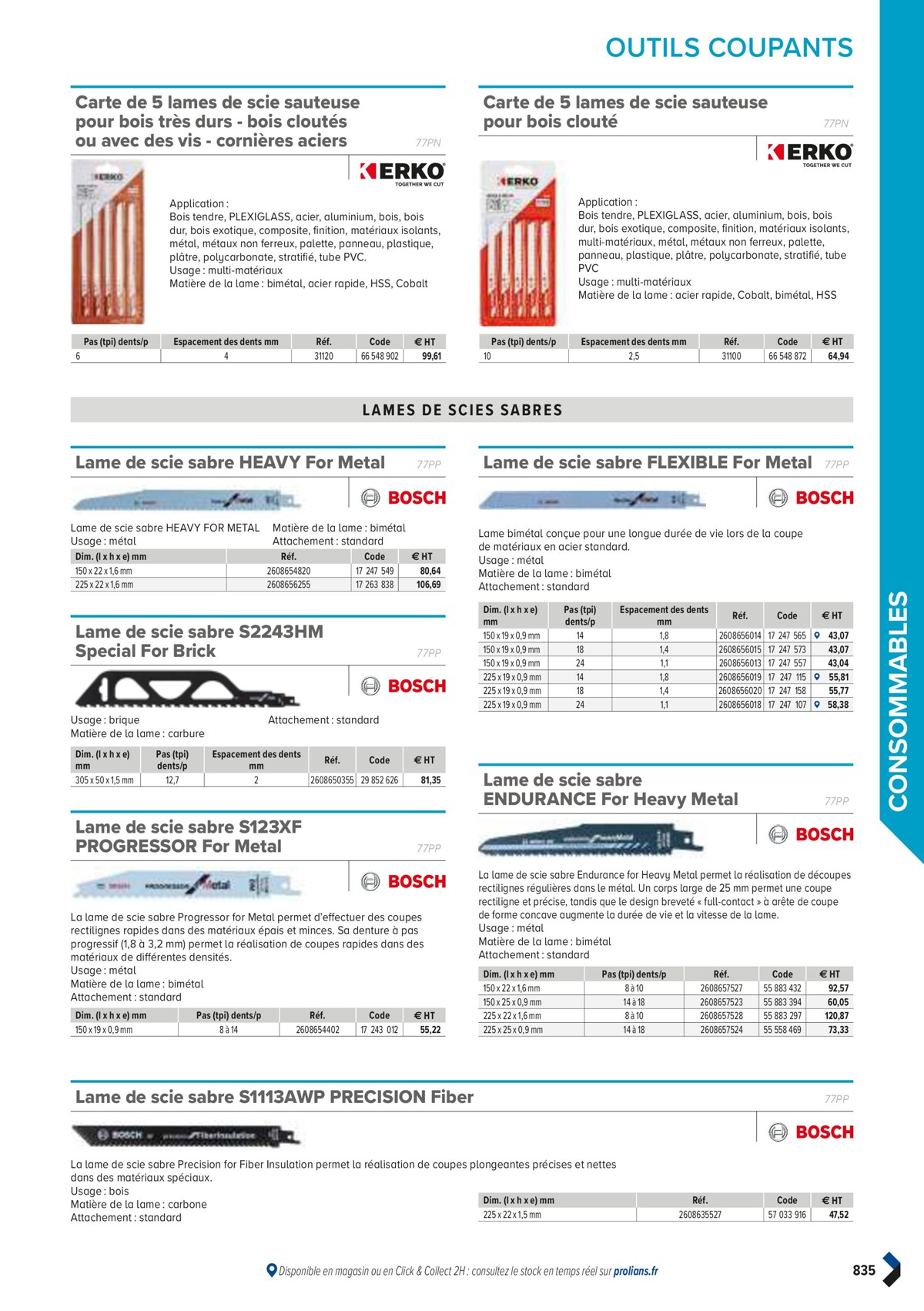 Catalogue PRO&DISPO L'OFFRE 100% STOCK DE PROLIANS, page 00837