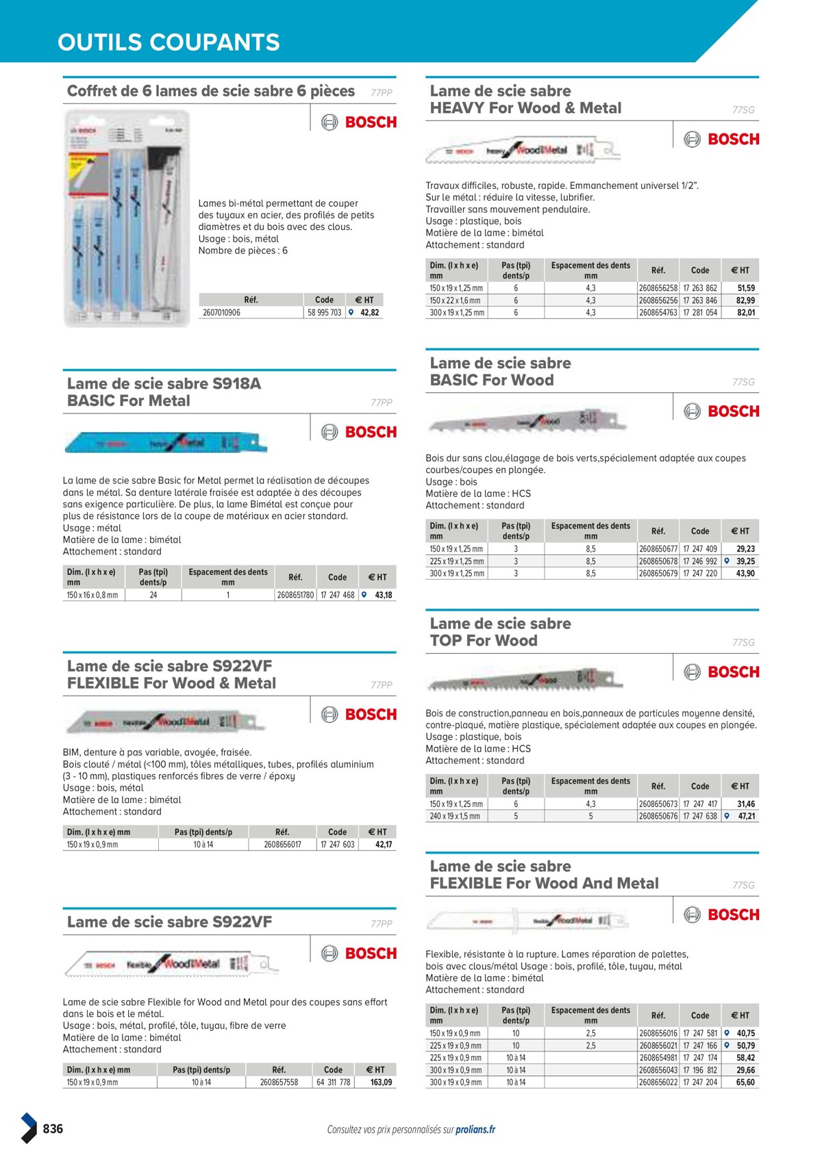 Catalogue PRO&DISPO L'OFFRE 100% STOCK DE PROLIANS, page 00838