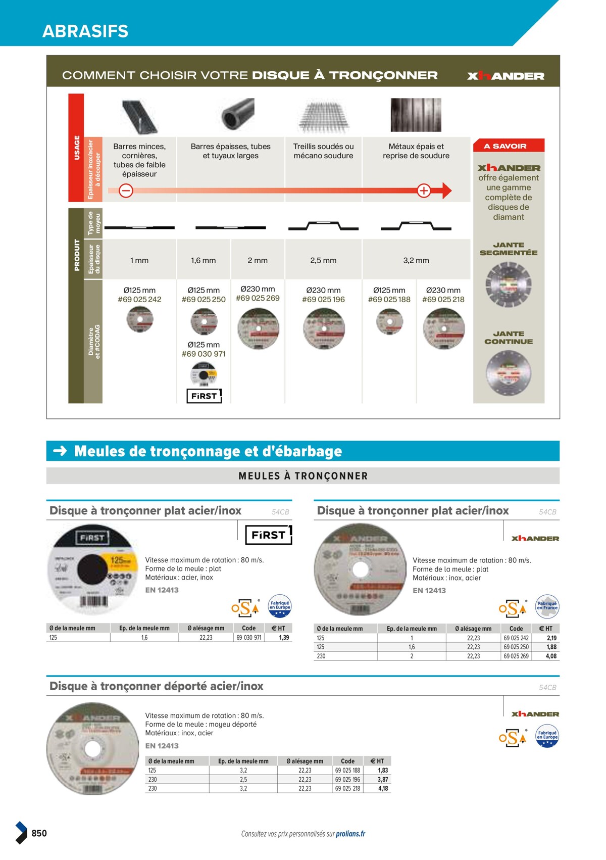 Catalogue PRO&DISPO L'OFFRE 100% STOCK DE PROLIANS, page 00852