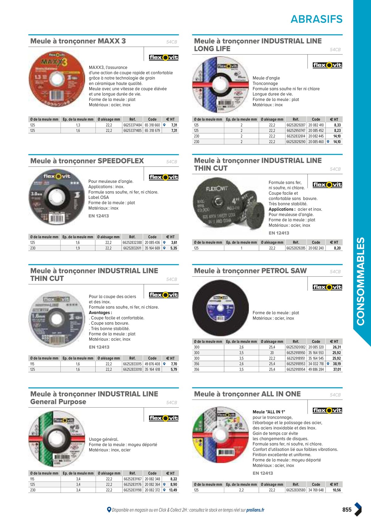 Catalogue PRO&DISPO L'OFFRE 100% STOCK DE PROLIANS, page 00857