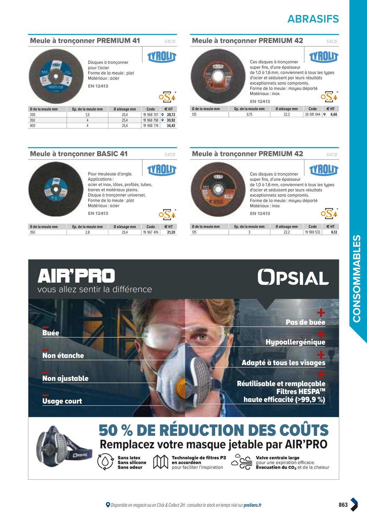 Catalogue PRO&DISPO L'OFFRE 100% STOCK DE PROLIANS, page 00865