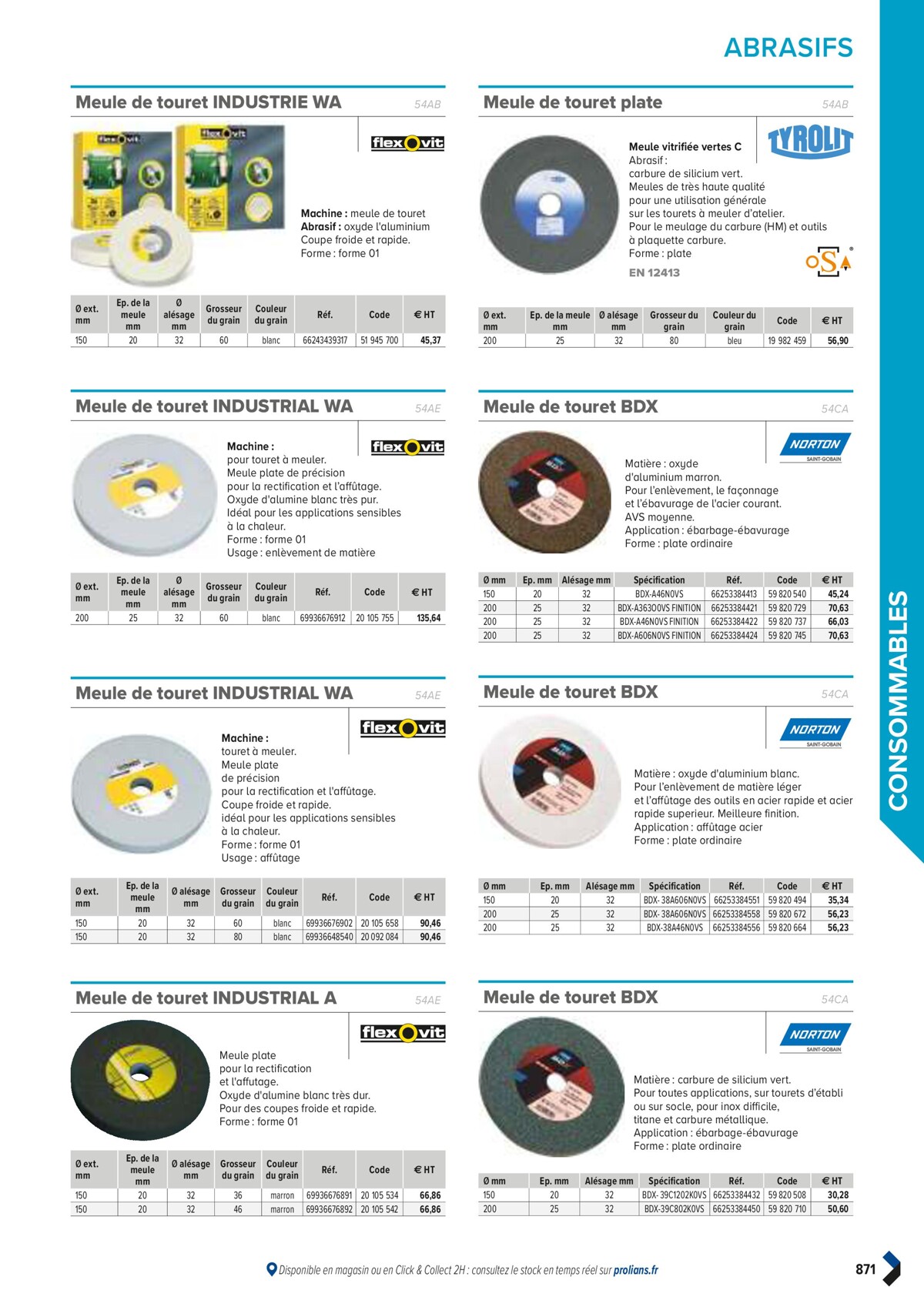 Catalogue PRO&DISPO L'OFFRE 100% STOCK DE PROLIANS, page 00873