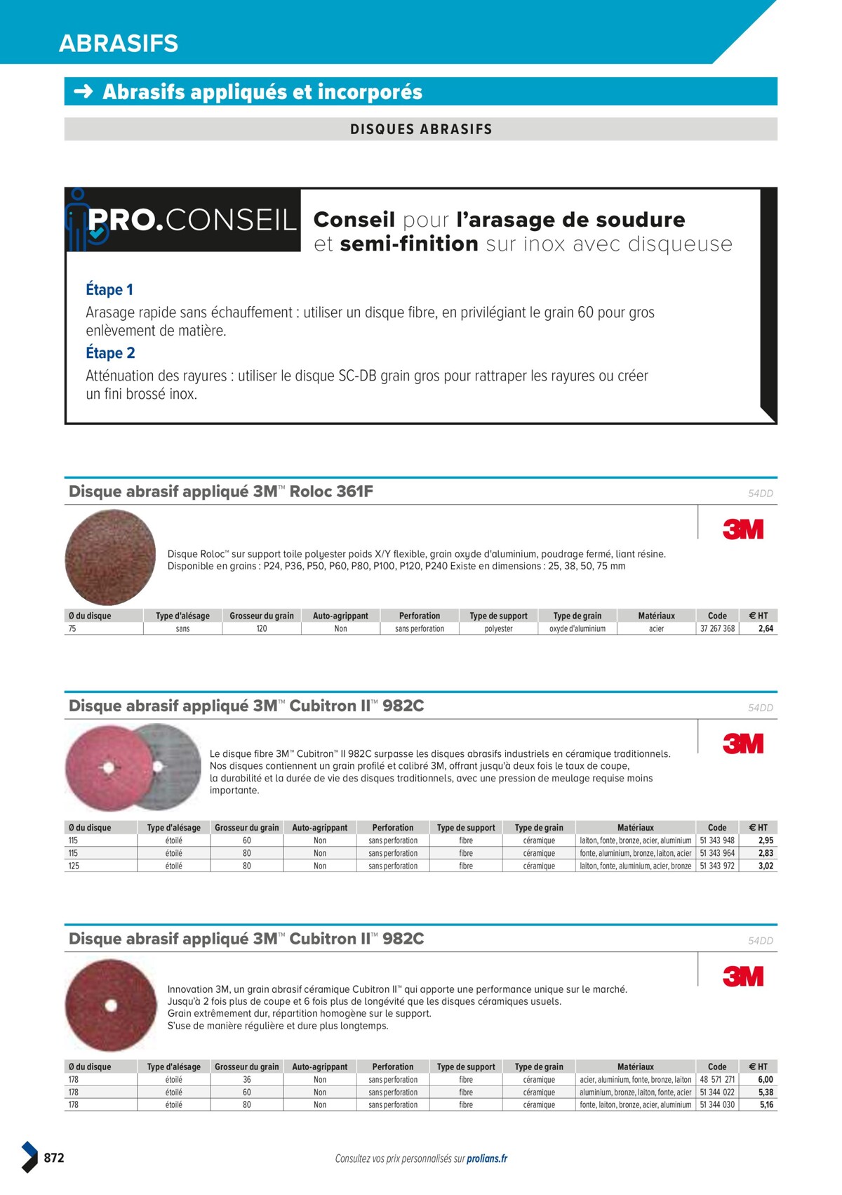 Catalogue PRO&DISPO L'OFFRE 100% STOCK DE PROLIANS, page 00874