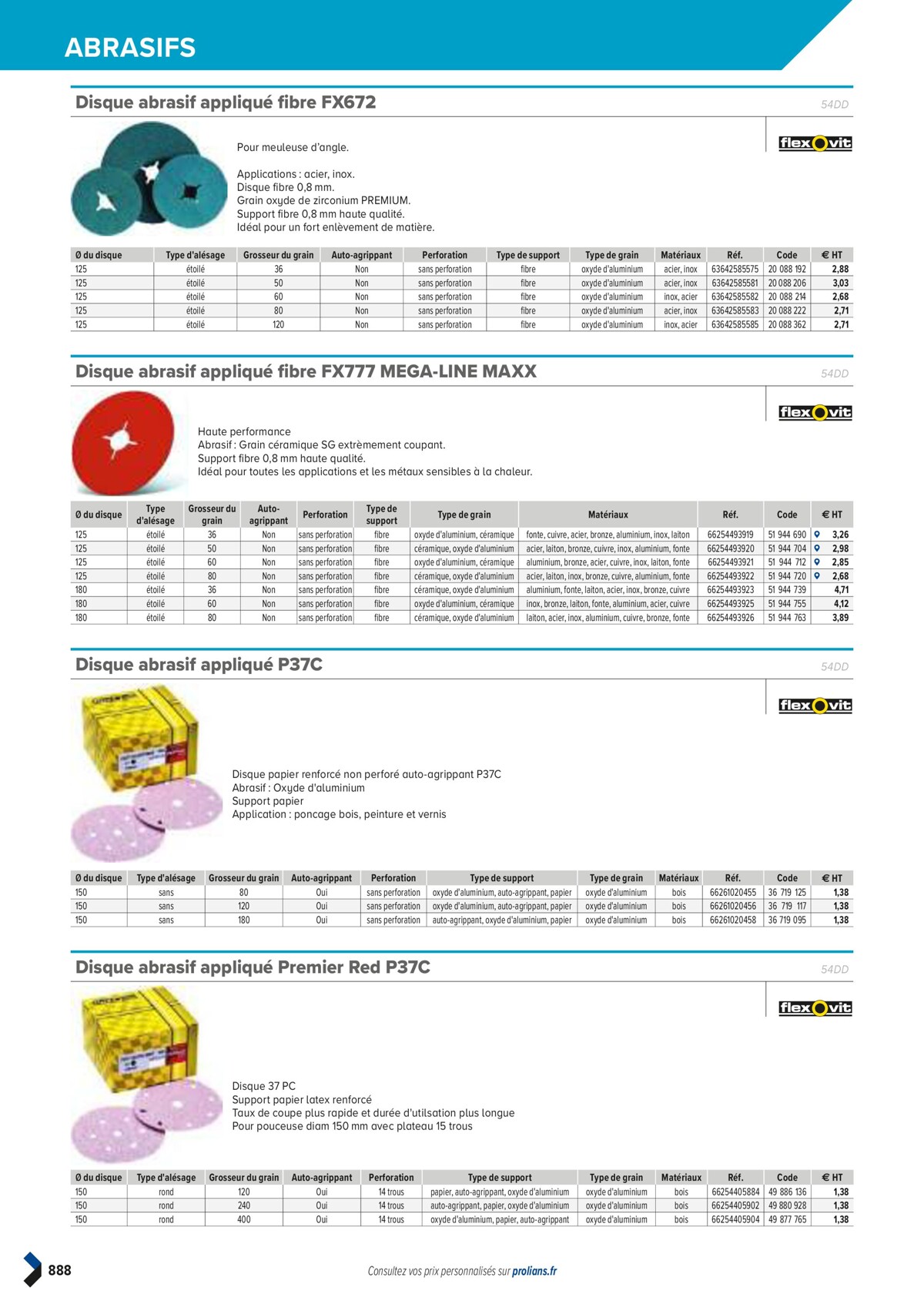 Catalogue PRO&DISPO L'OFFRE 100% STOCK DE PROLIANS, page 00890