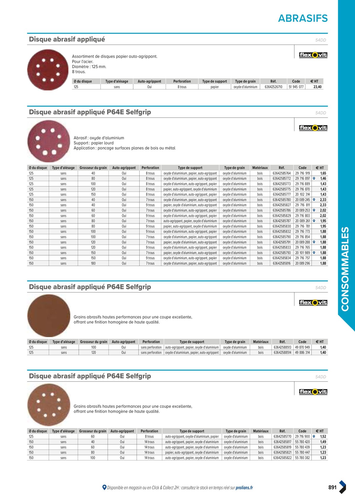 Catalogue PRO&DISPO L'OFFRE 100% STOCK DE PROLIANS, page 00893