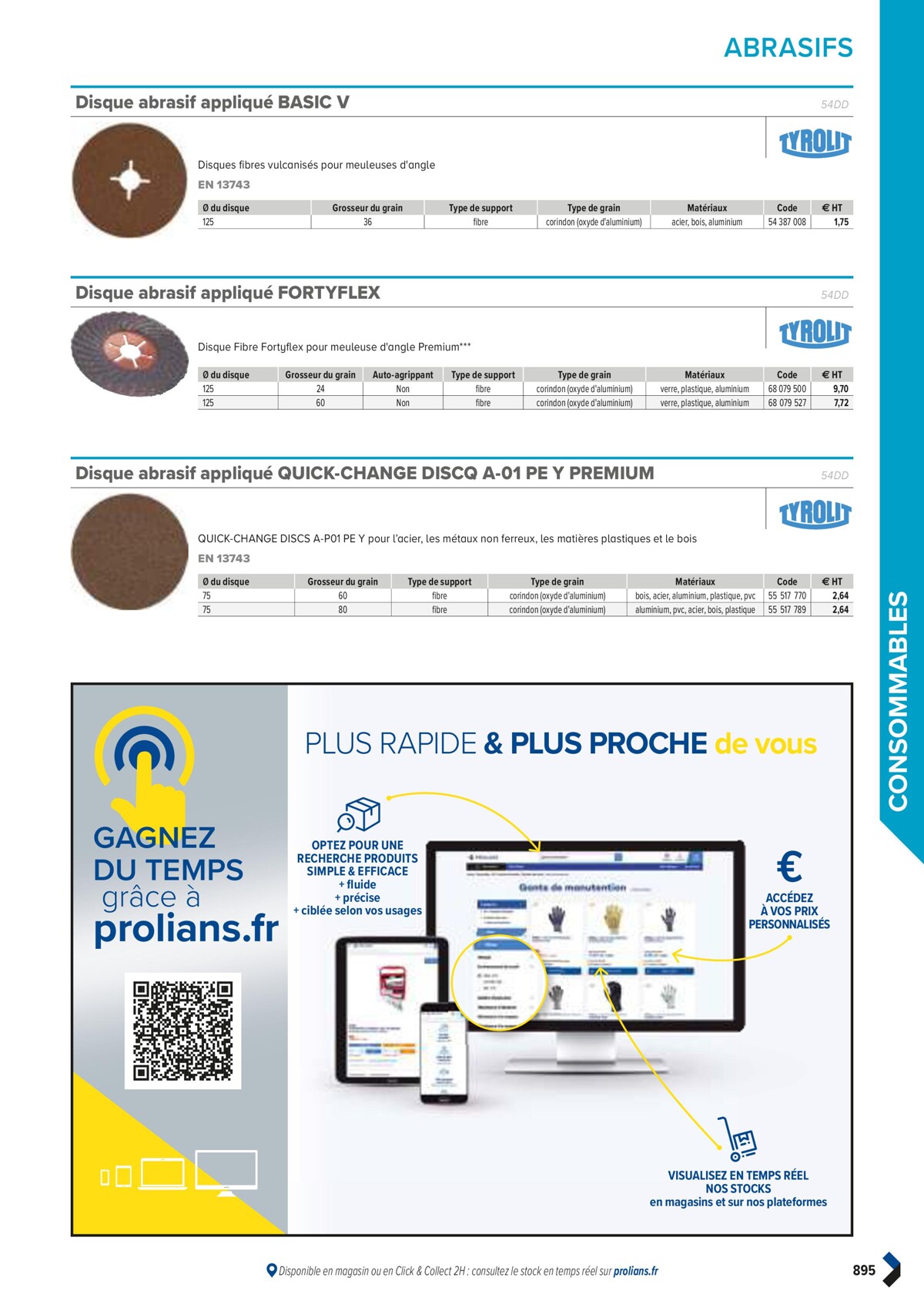 Catalogue PRO&DISPO L'OFFRE 100% STOCK DE PROLIANS, page 00897