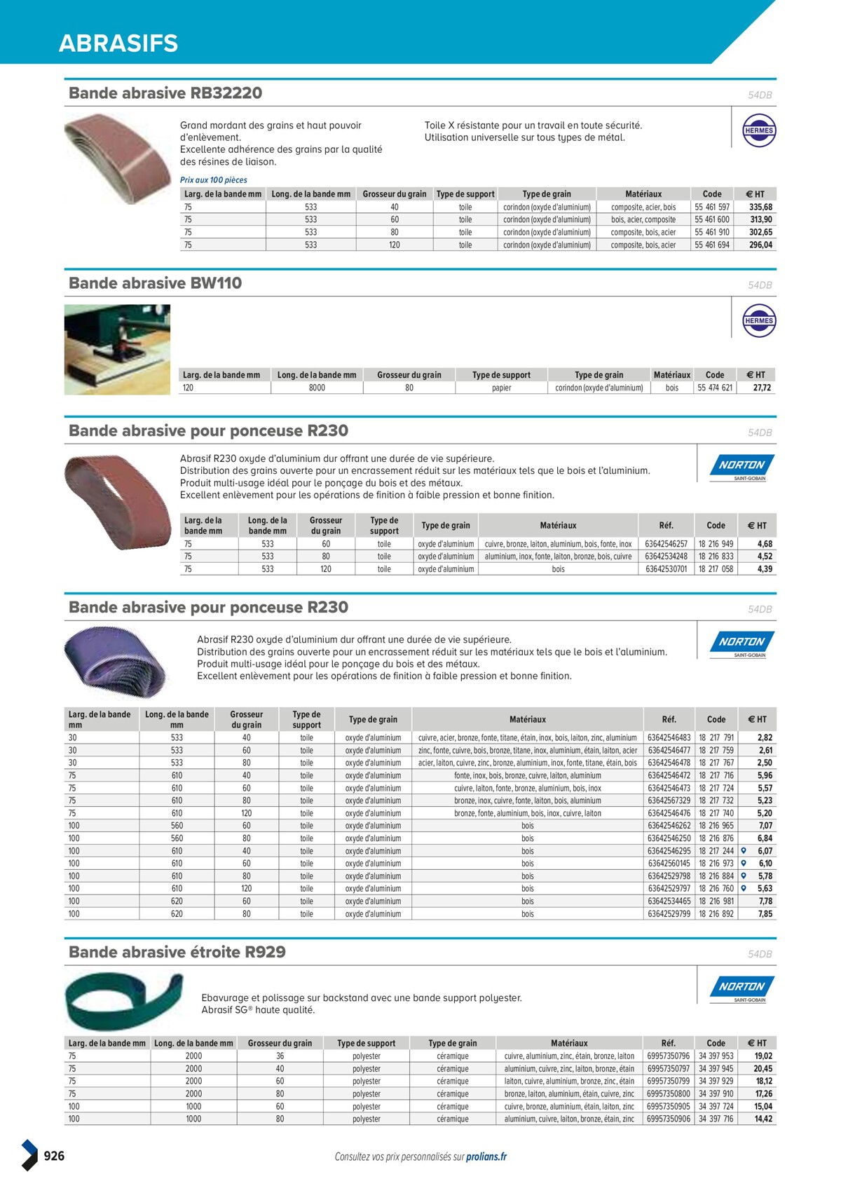 Catalogue PRO&DISPO L'OFFRE 100% STOCK DE PROLIANS, page 00928