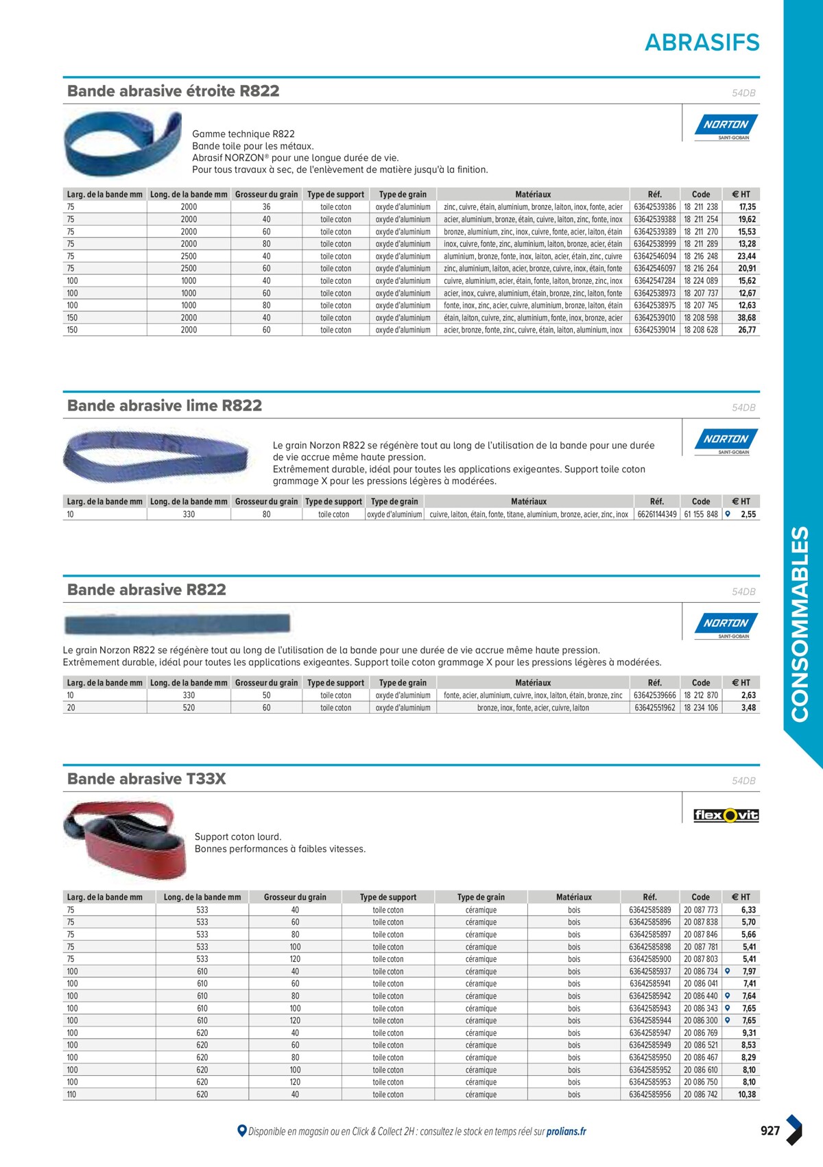 Catalogue PRO&DISPO L'OFFRE 100% STOCK DE PROLIANS, page 00929