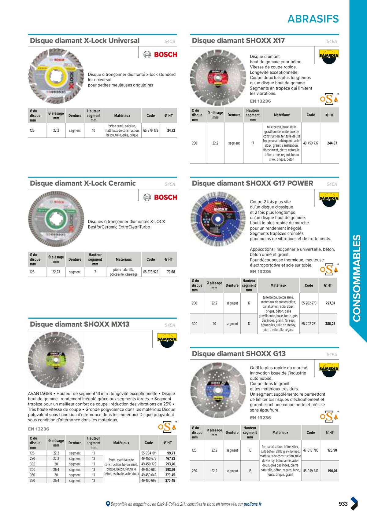 Catalogue PRO&DISPO L'OFFRE 100% STOCK DE PROLIANS, page 00935