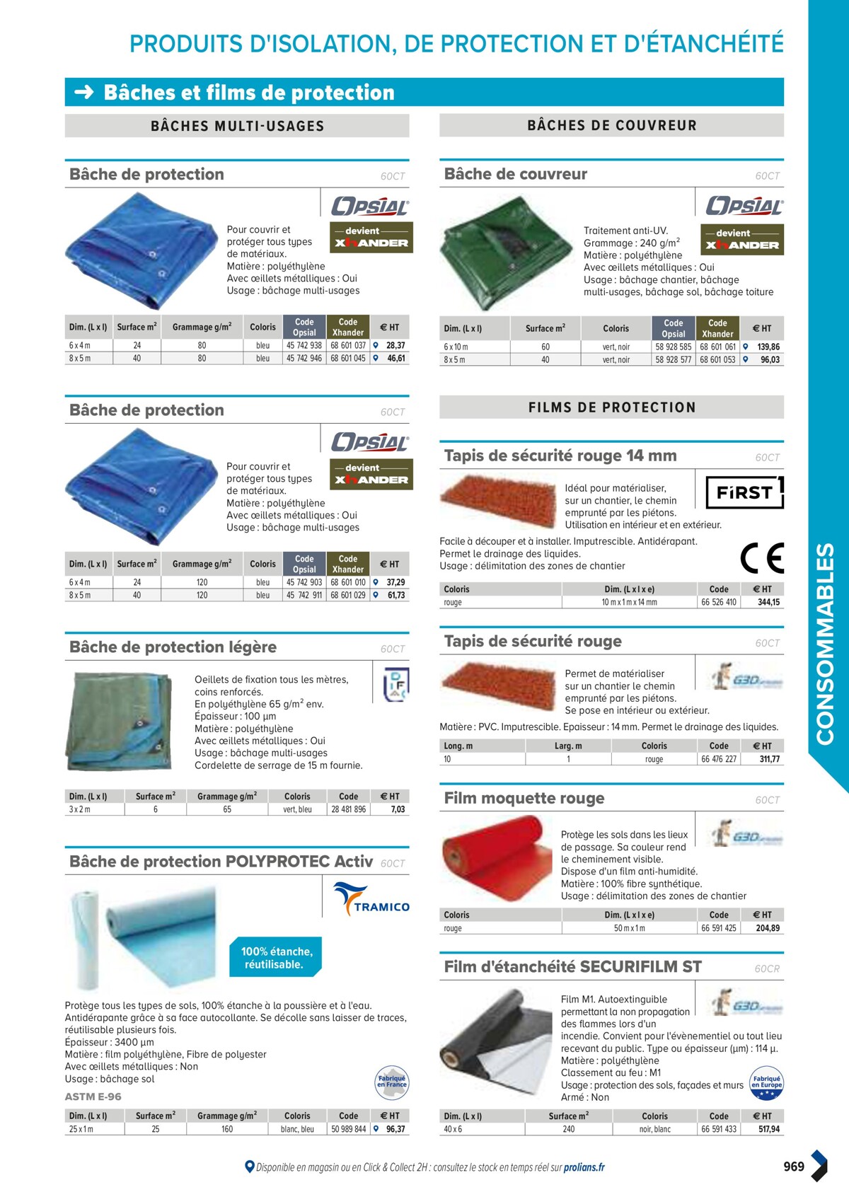 Catalogue PRO&DISPO L'OFFRE 100% STOCK DE PROLIANS, page 00971