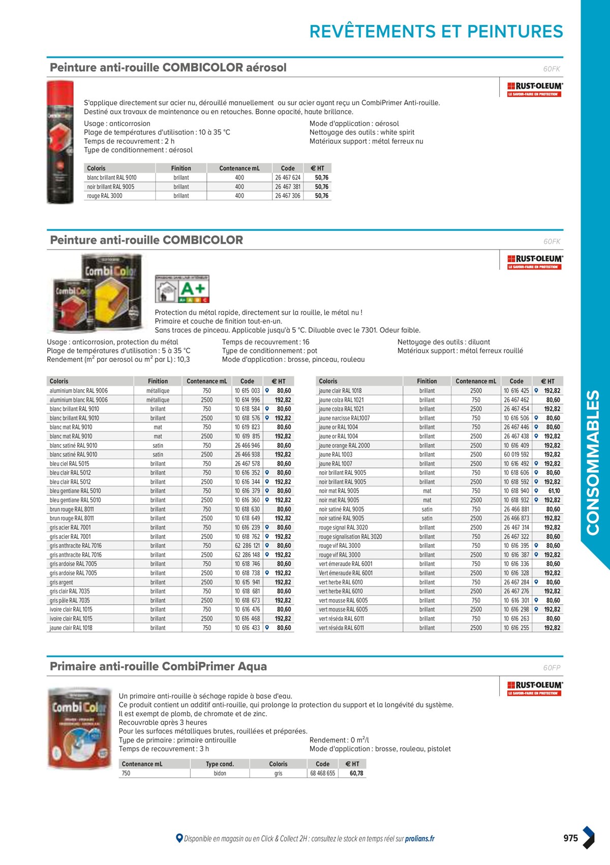 Catalogue PRO&DISPO L'OFFRE 100% STOCK DE PROLIANS, page 00977