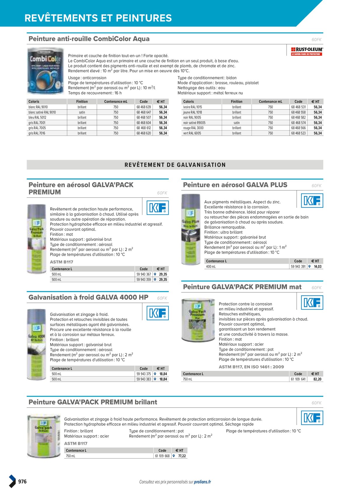 Catalogue PRO&DISPO L'OFFRE 100% STOCK DE PROLIANS, page 00978