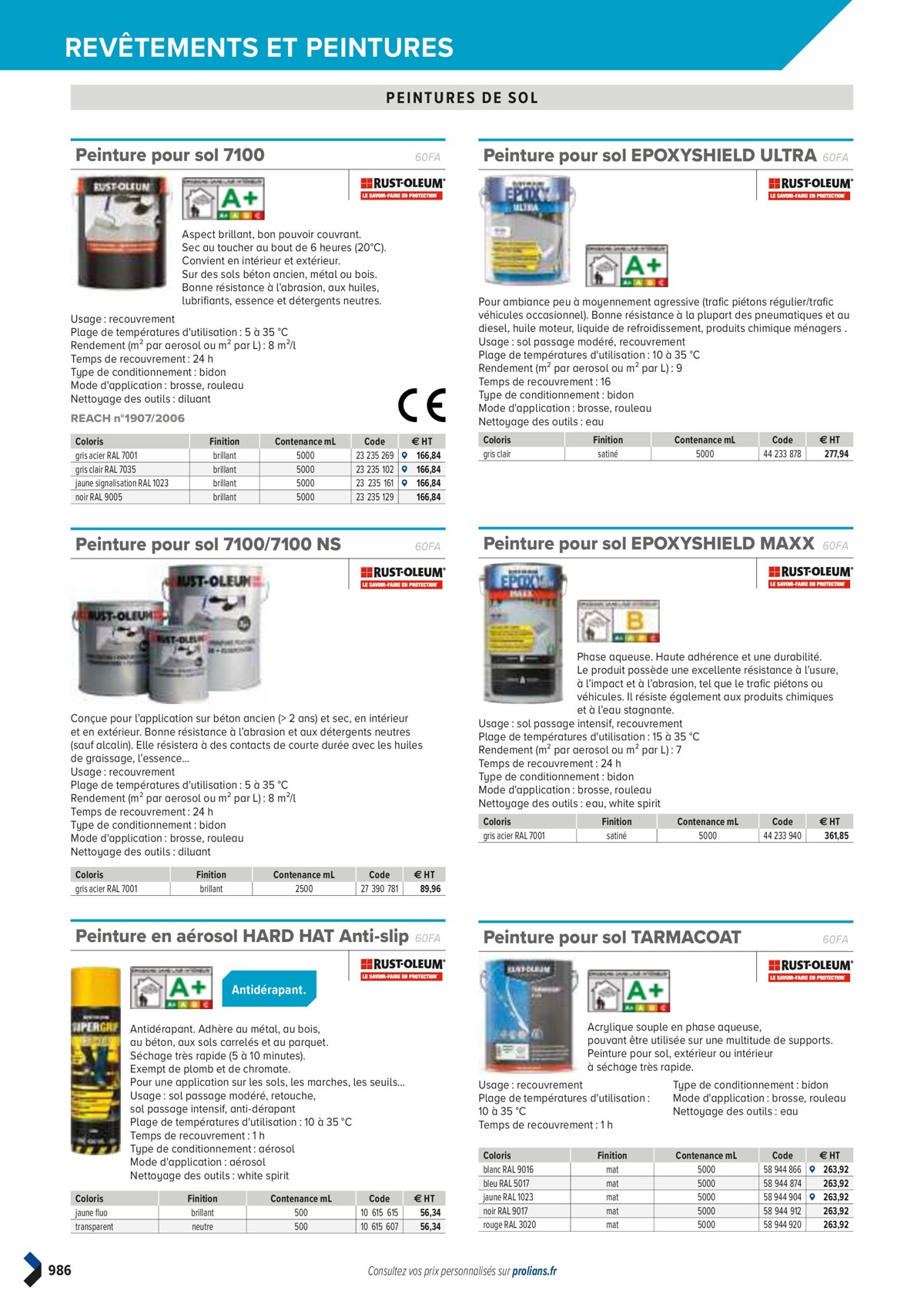 Catalogue PRO&DISPO L'OFFRE 100% STOCK DE PROLIANS, page 00988