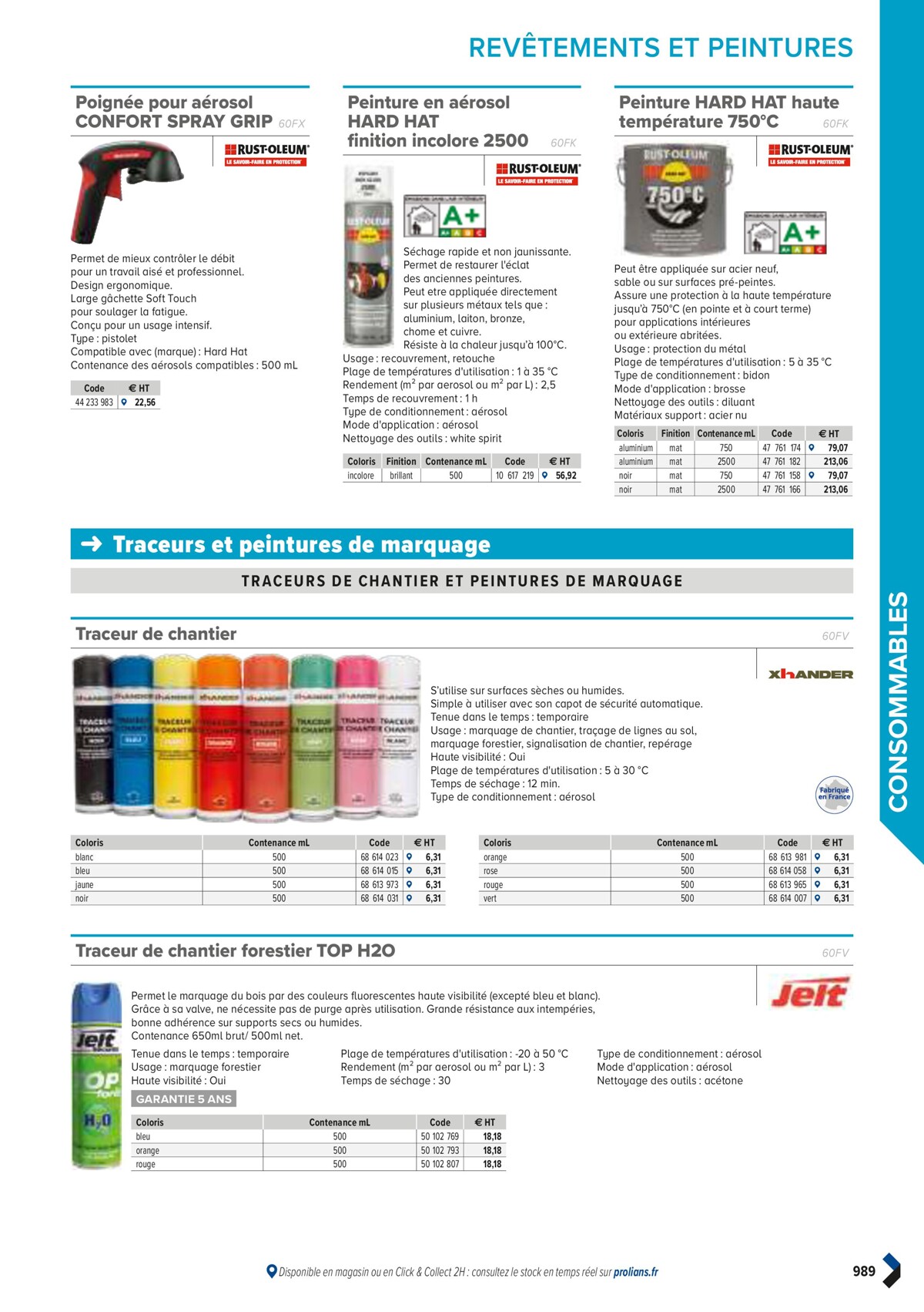 Catalogue PRO&DISPO L'OFFRE 100% STOCK DE PROLIANS, page 00991