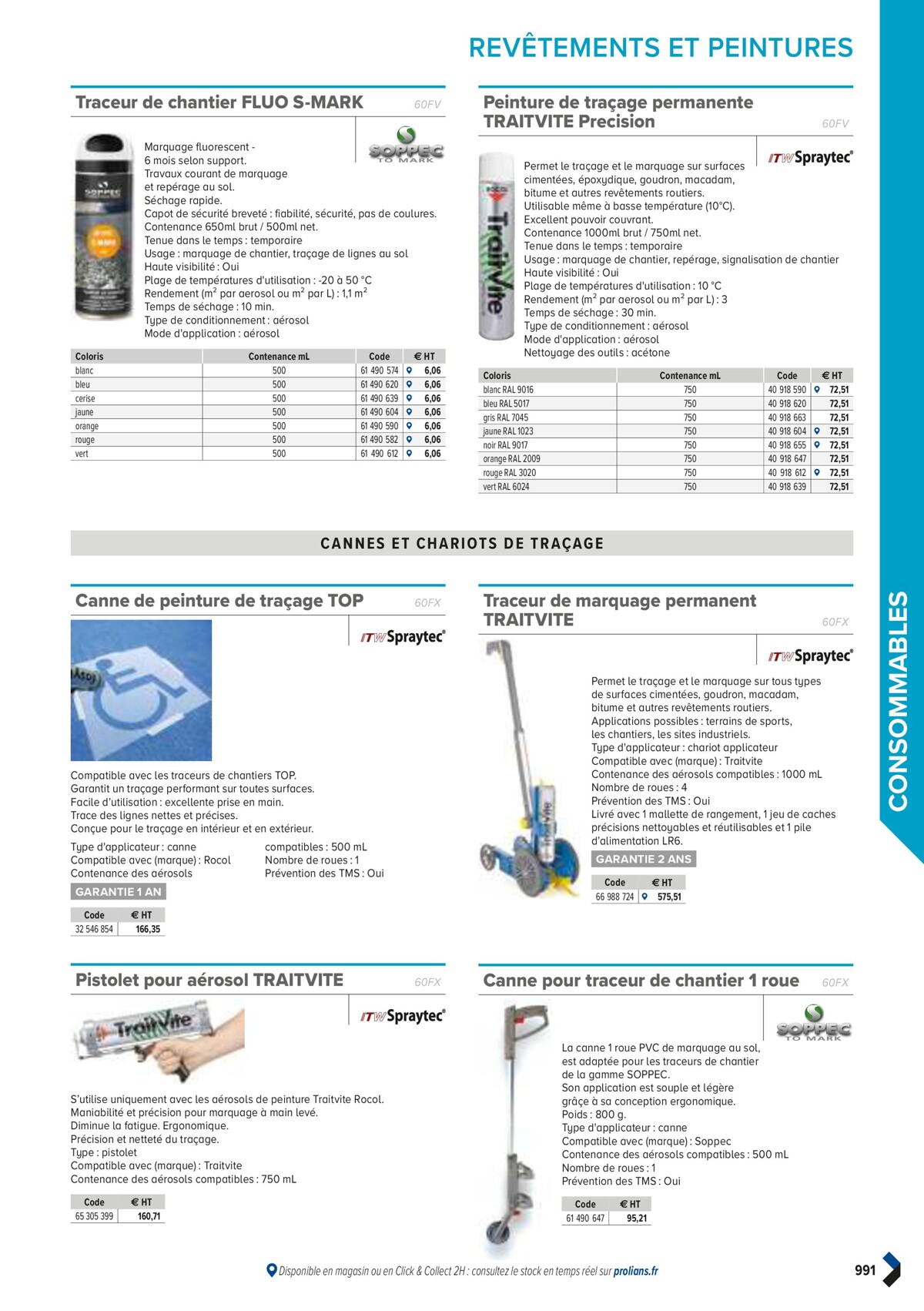 Catalogue PRO&DISPO L'OFFRE 100% STOCK DE PROLIANS, page 00993