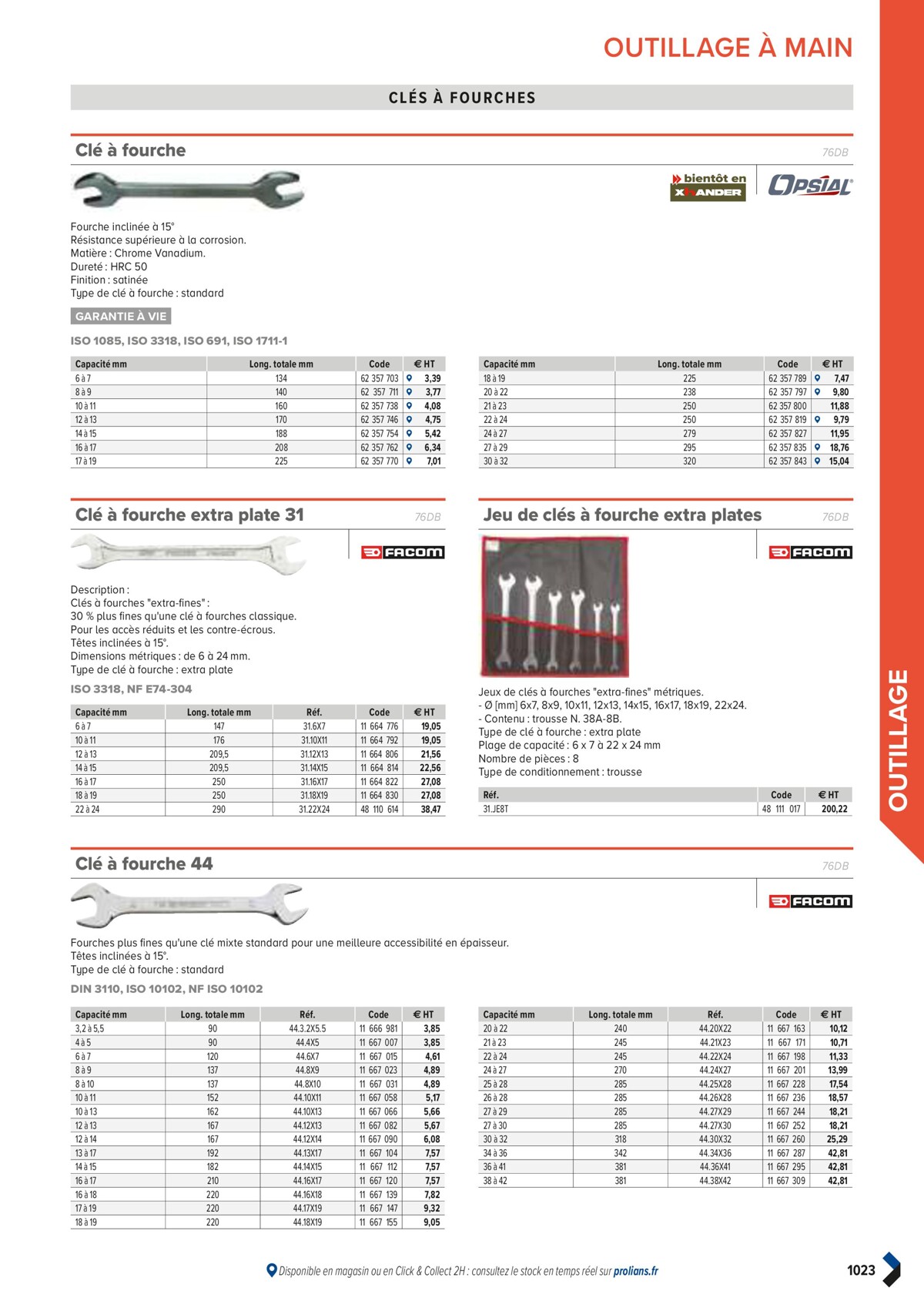 Catalogue PRO&DISPO L'OFFRE 100% STOCK DE PROLIANS, page 01025