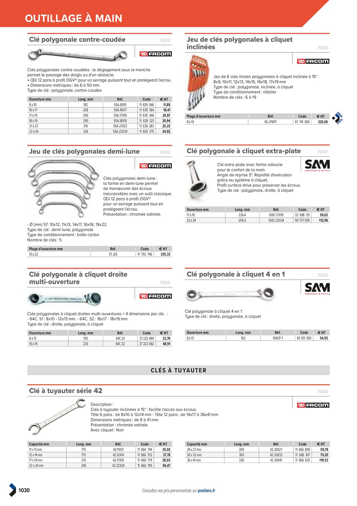 Catalogue PRO&DISPO L'OFFRE 100% STOCK DE PROLIANS, page 01032