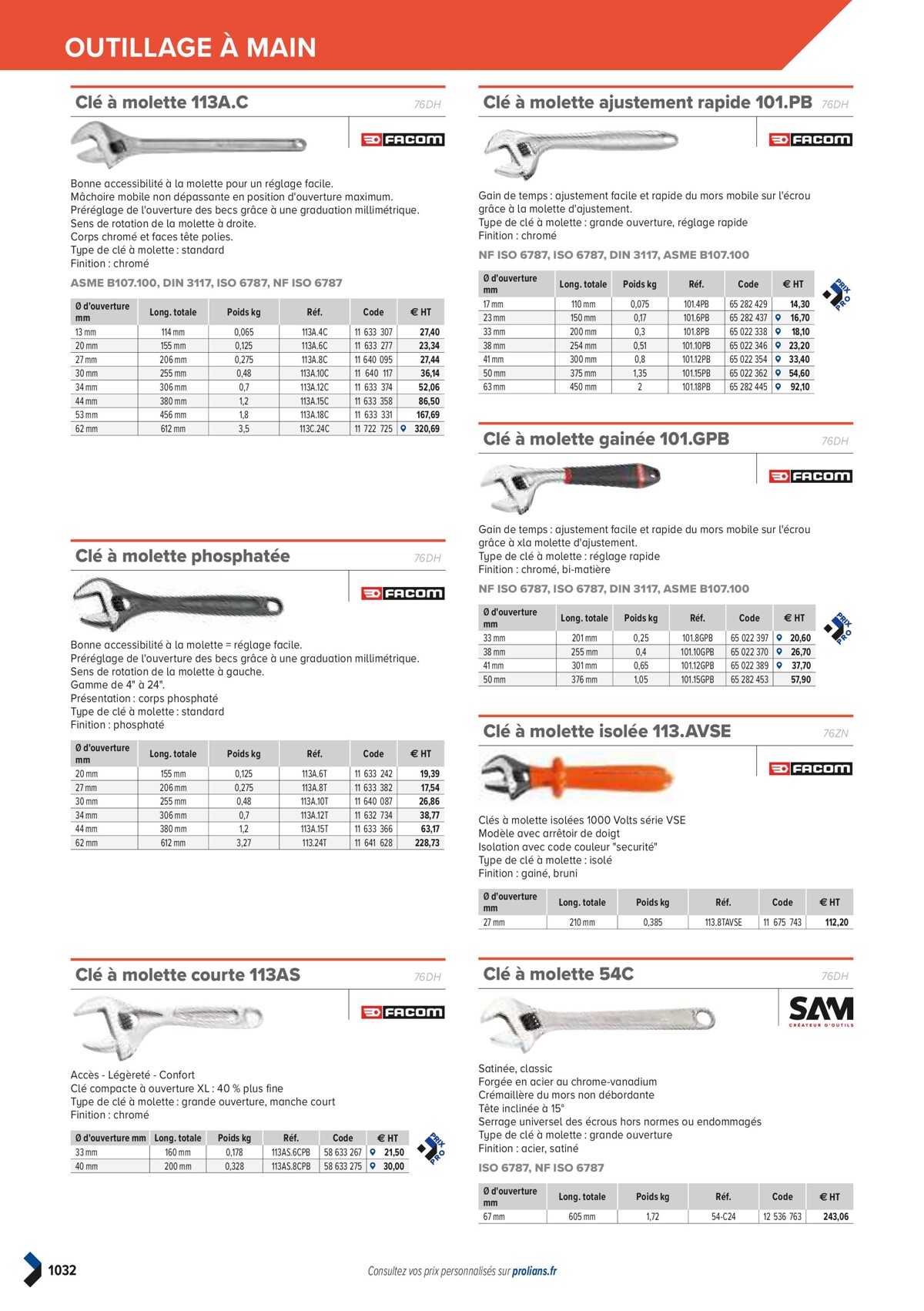 Catalogue PRO&DISPO L'OFFRE 100% STOCK DE PROLIANS, page 01034