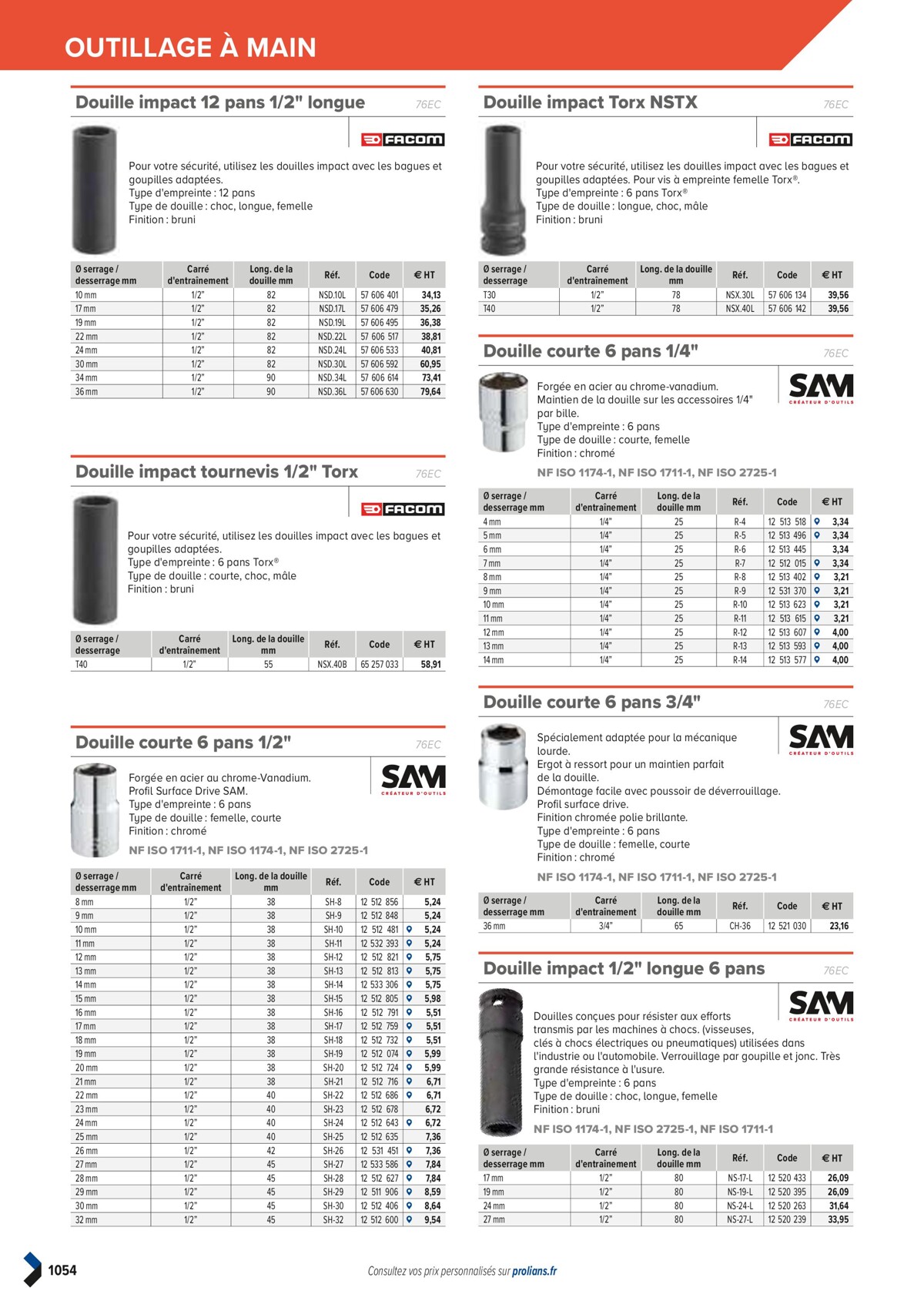 Catalogue PRO&DISPO L'OFFRE 100% STOCK DE PROLIANS, page 01056