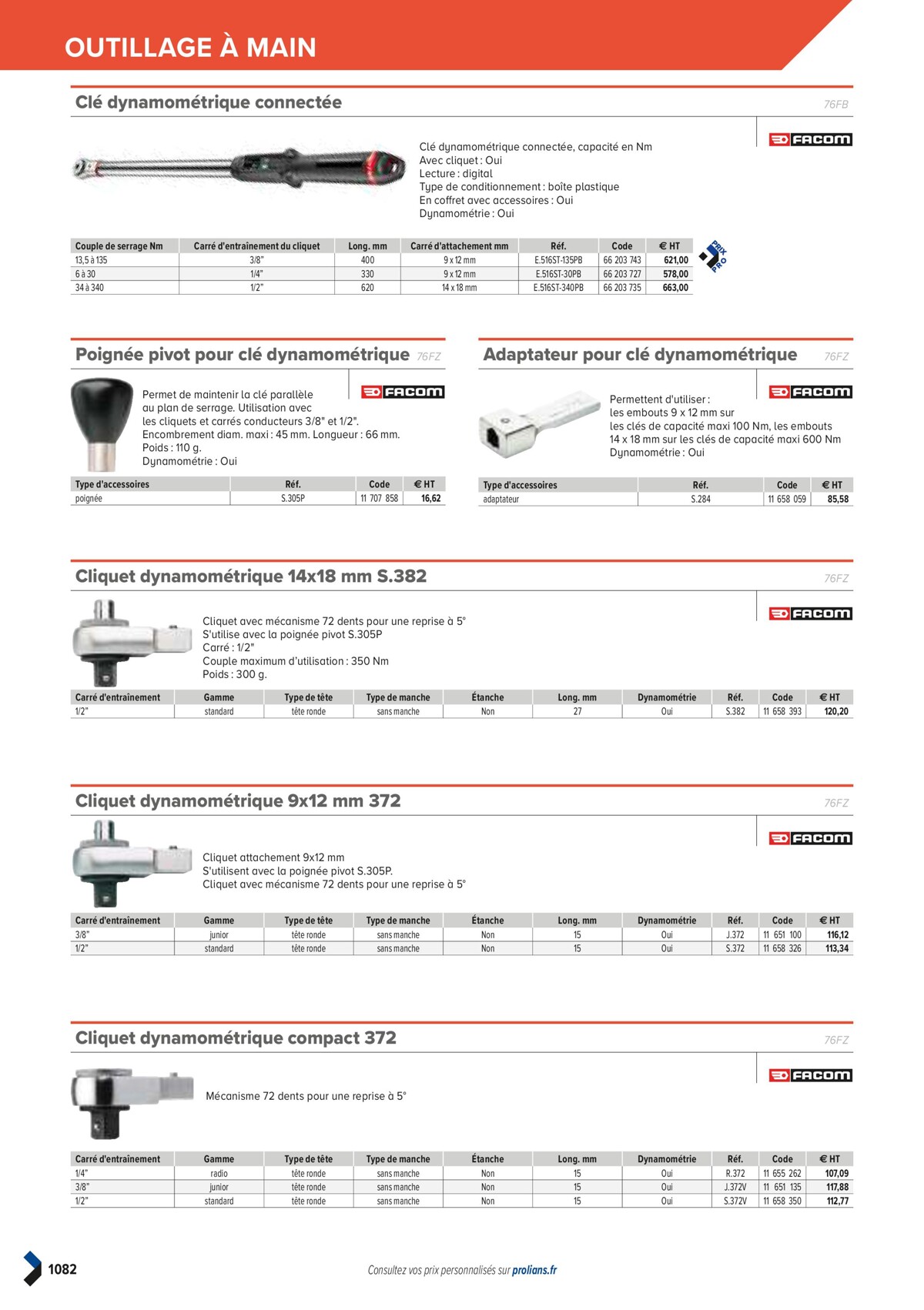 Catalogue PRO&DISPO L'OFFRE 100% STOCK DE PROLIANS, page 01084