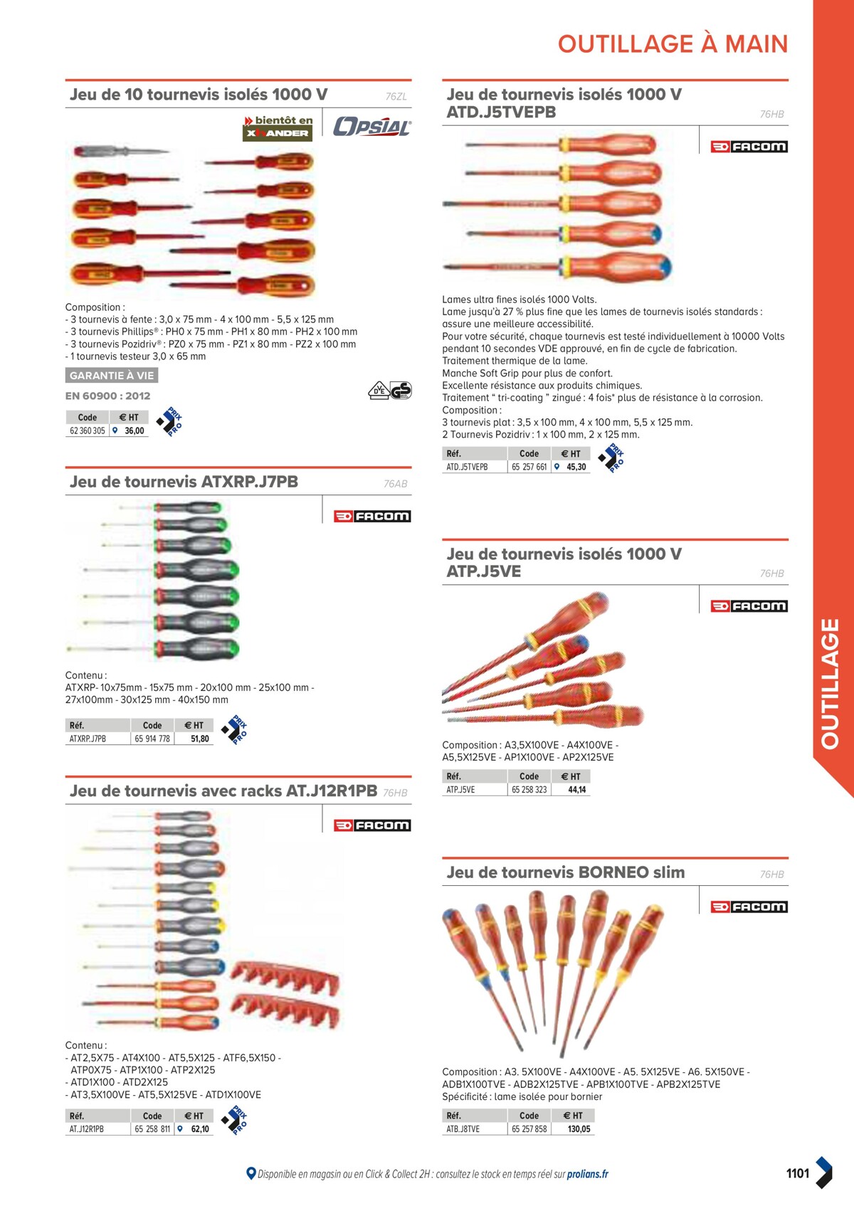 Catalogue PRO&DISPO L'OFFRE 100% STOCK DE PROLIANS, page 01103