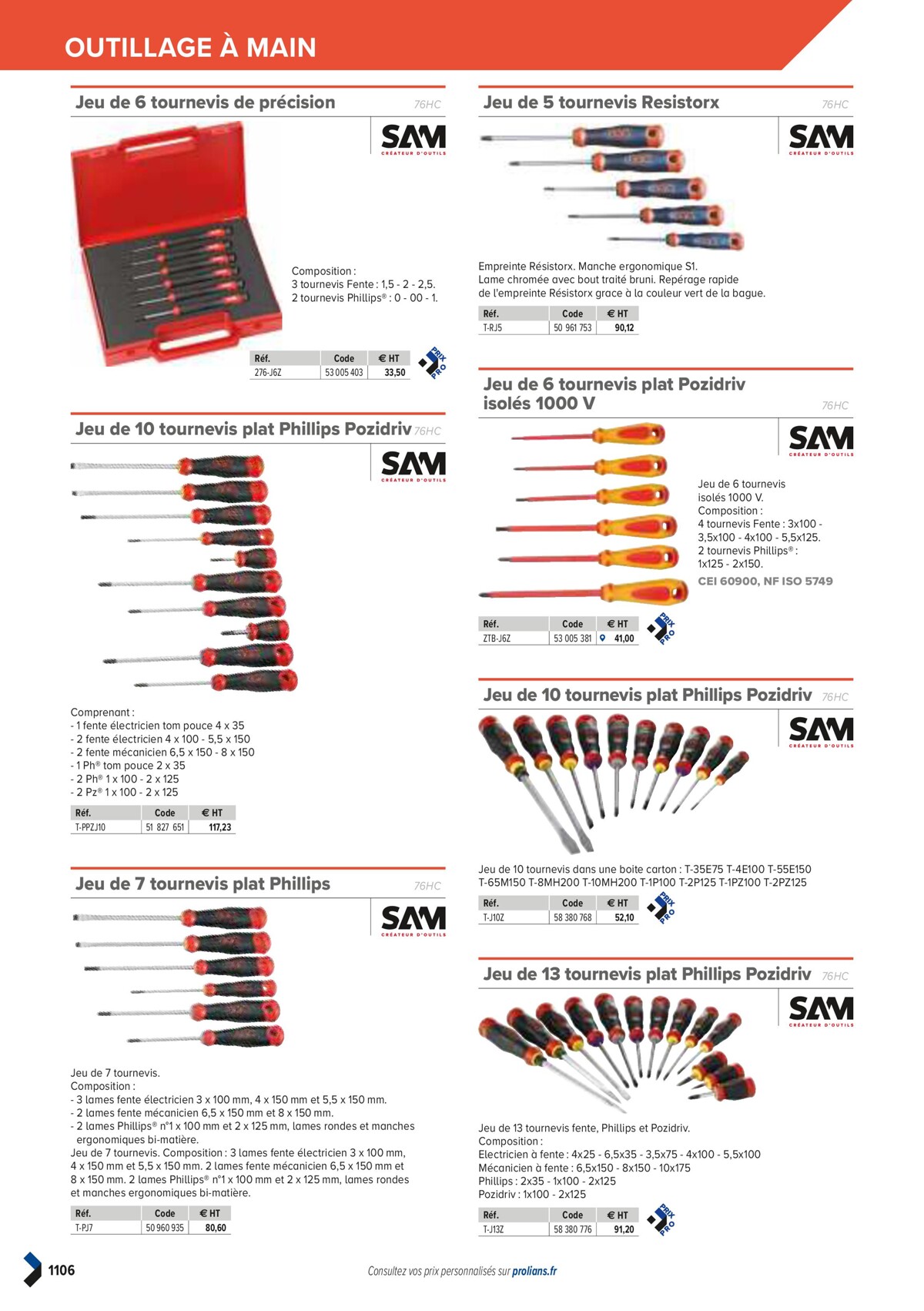 Catalogue PRO&DISPO L'OFFRE 100% STOCK DE PROLIANS, page 01108