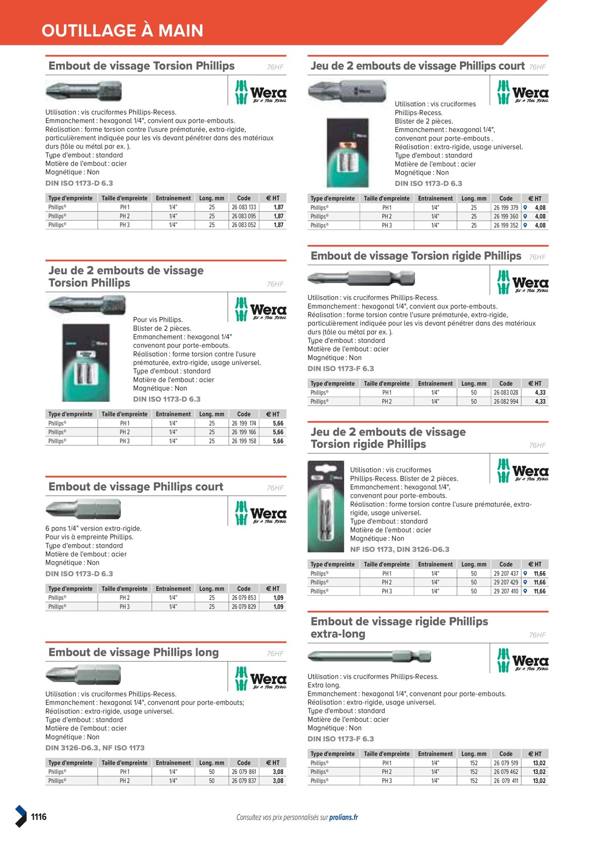 Catalogue PRO&DISPO L'OFFRE 100% STOCK DE PROLIANS, page 01118