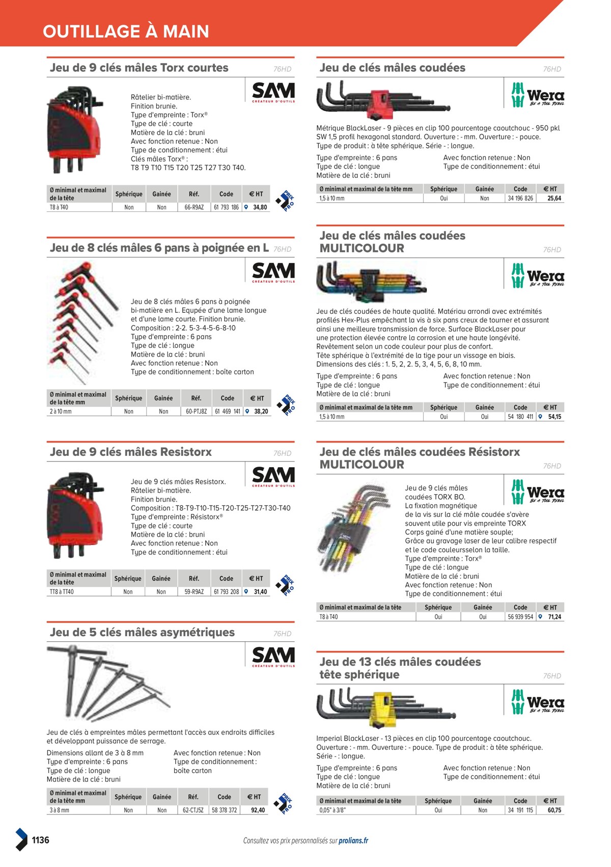 Catalogue PRO&DISPO L'OFFRE 100% STOCK DE PROLIANS, page 01138