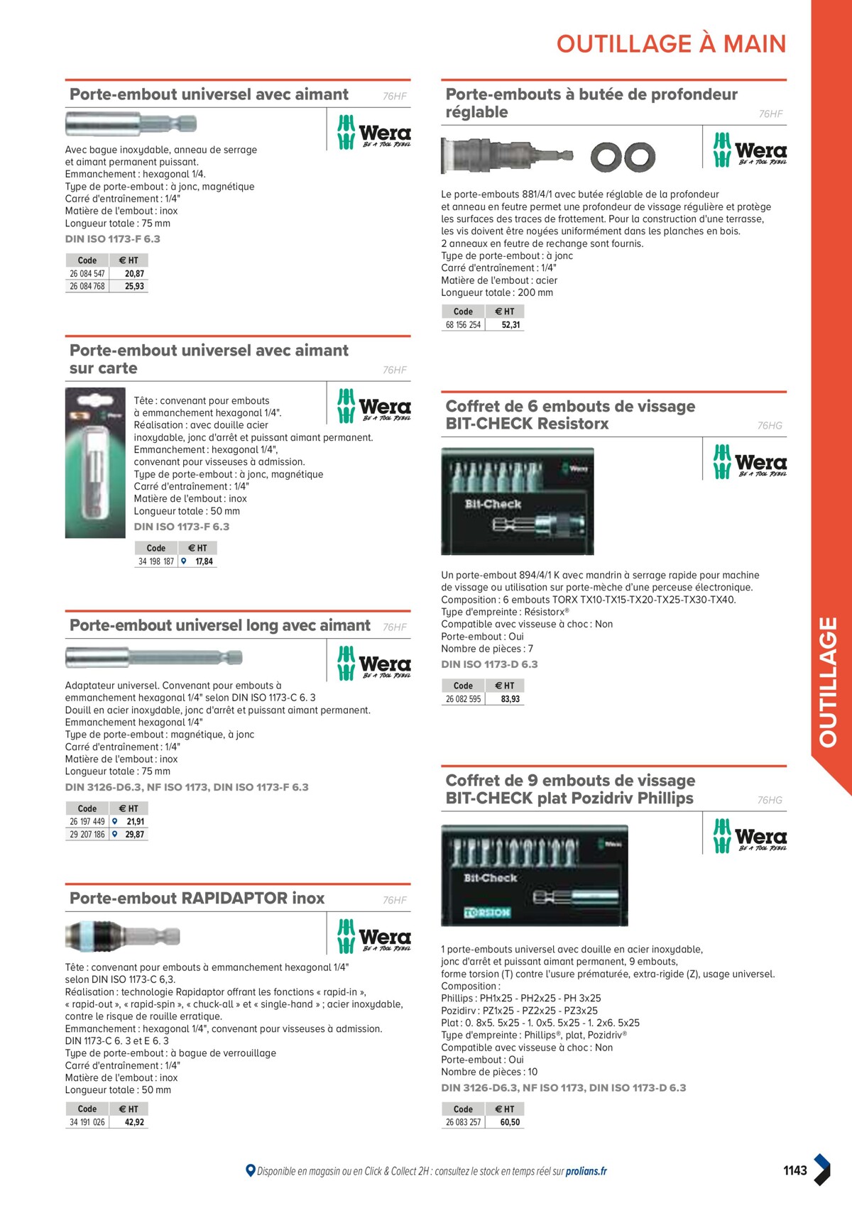 Catalogue PRO&DISPO L'OFFRE 100% STOCK DE PROLIANS, page 01145